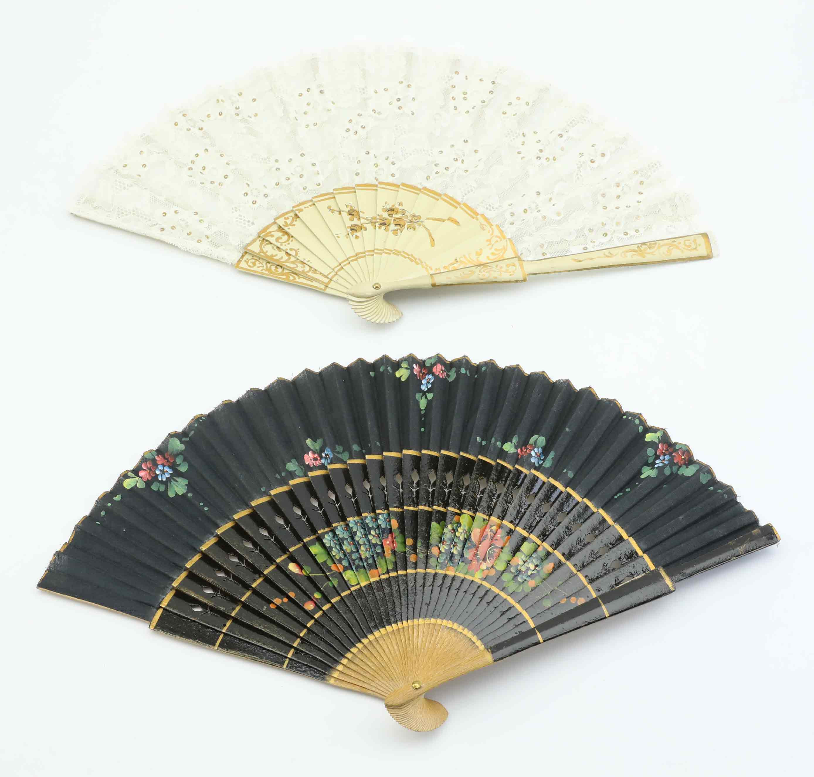 SOLFJÄDRAR, 2 st, tidigt 1900.