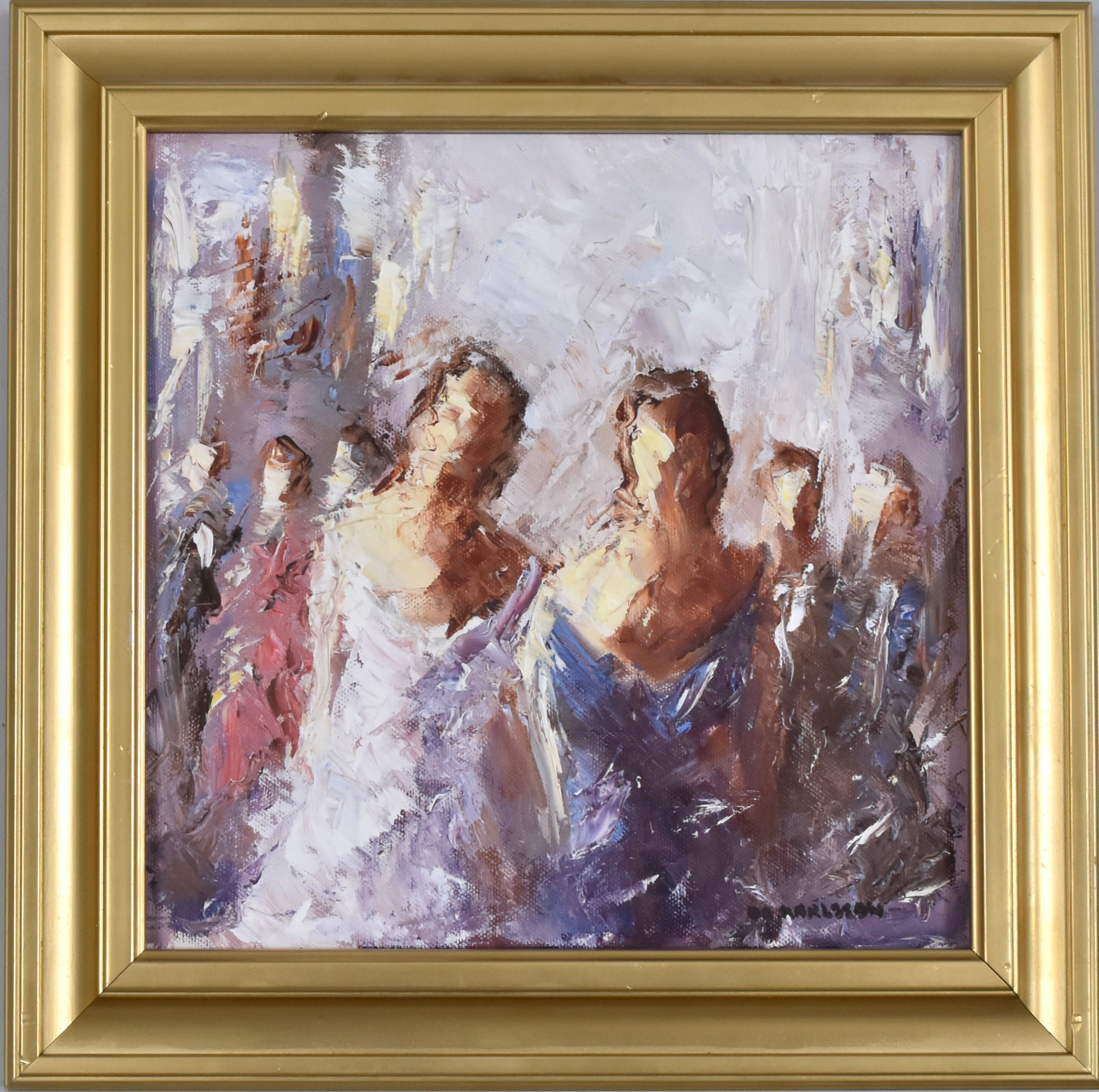 BENGT GÖRAN KARLSSON. Olja på duk.