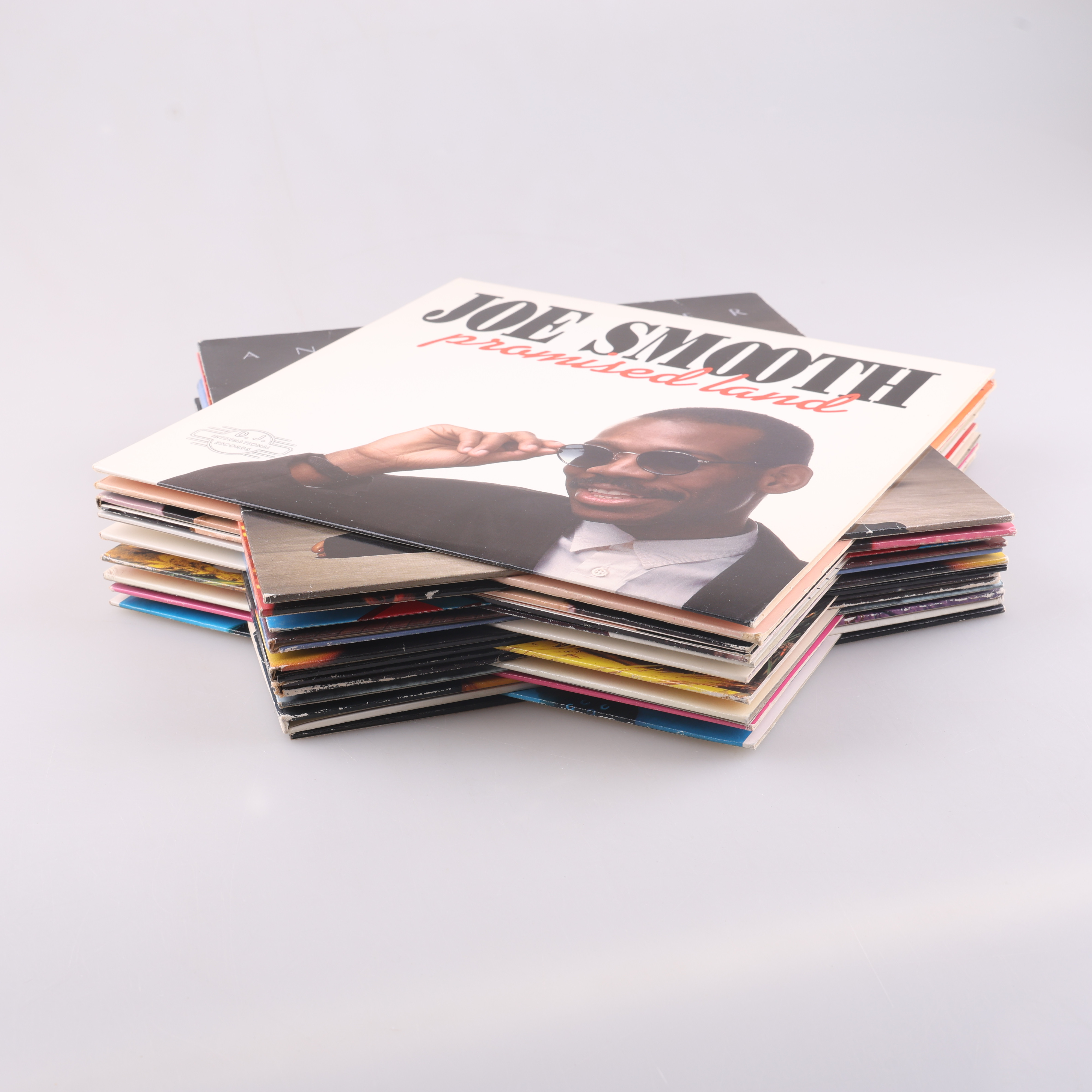 VINYLSKIVOR, 18 stycken, disco, funk, blues, pop.