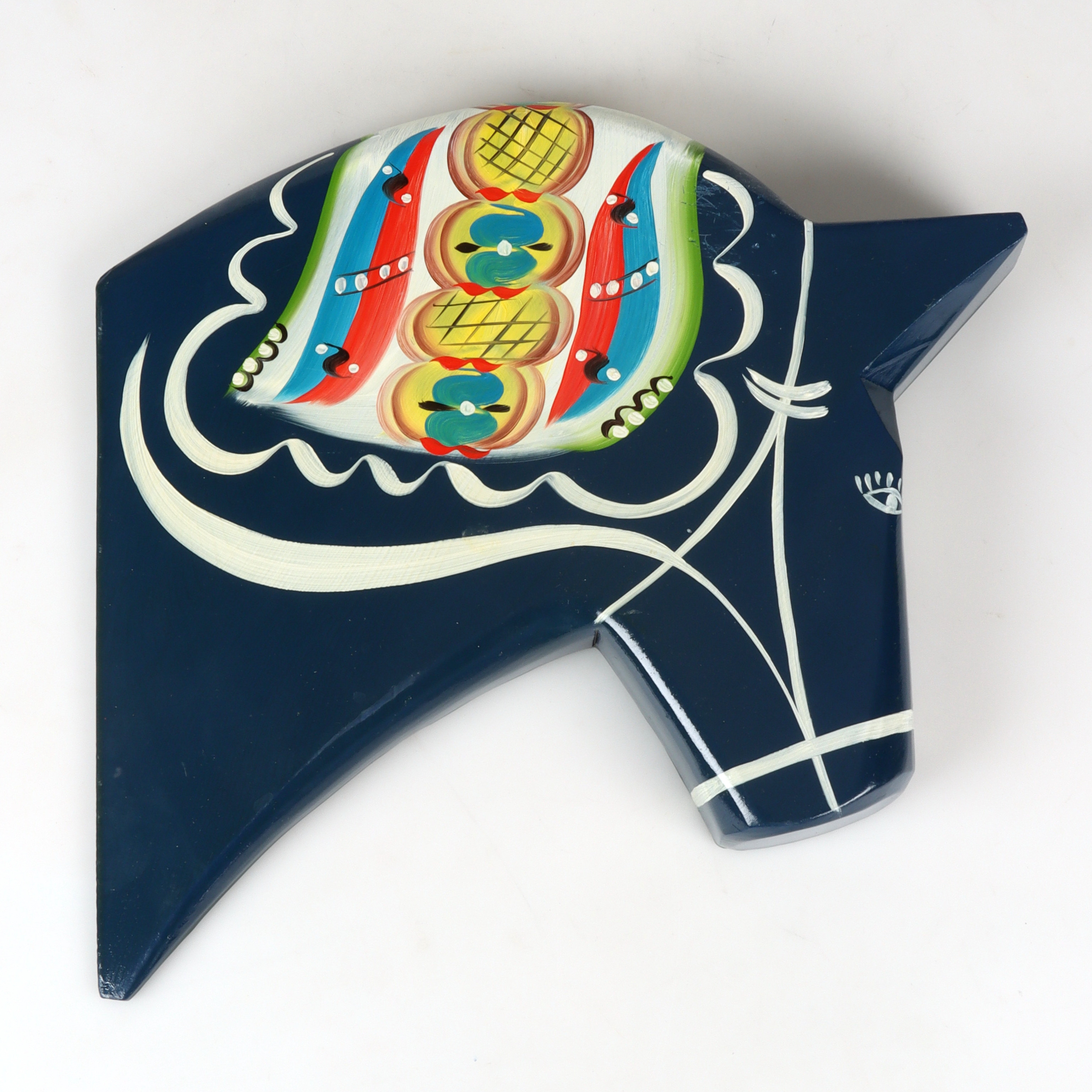 DALAHÄST, huvud, Grannas A Olssons Hemslöjd.