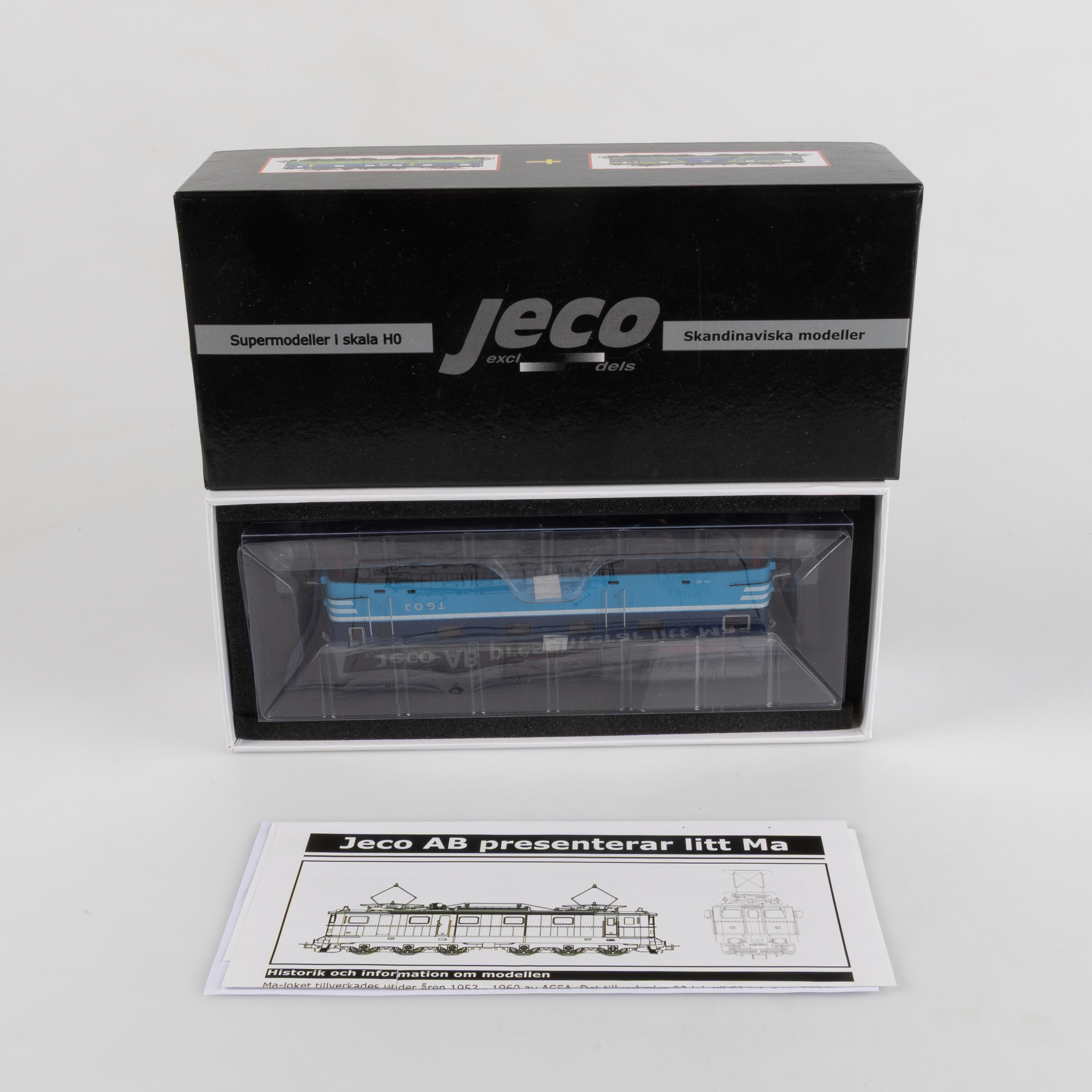 JECO, modelljärnvägsdel, TGOJ:s ellok MA-825.