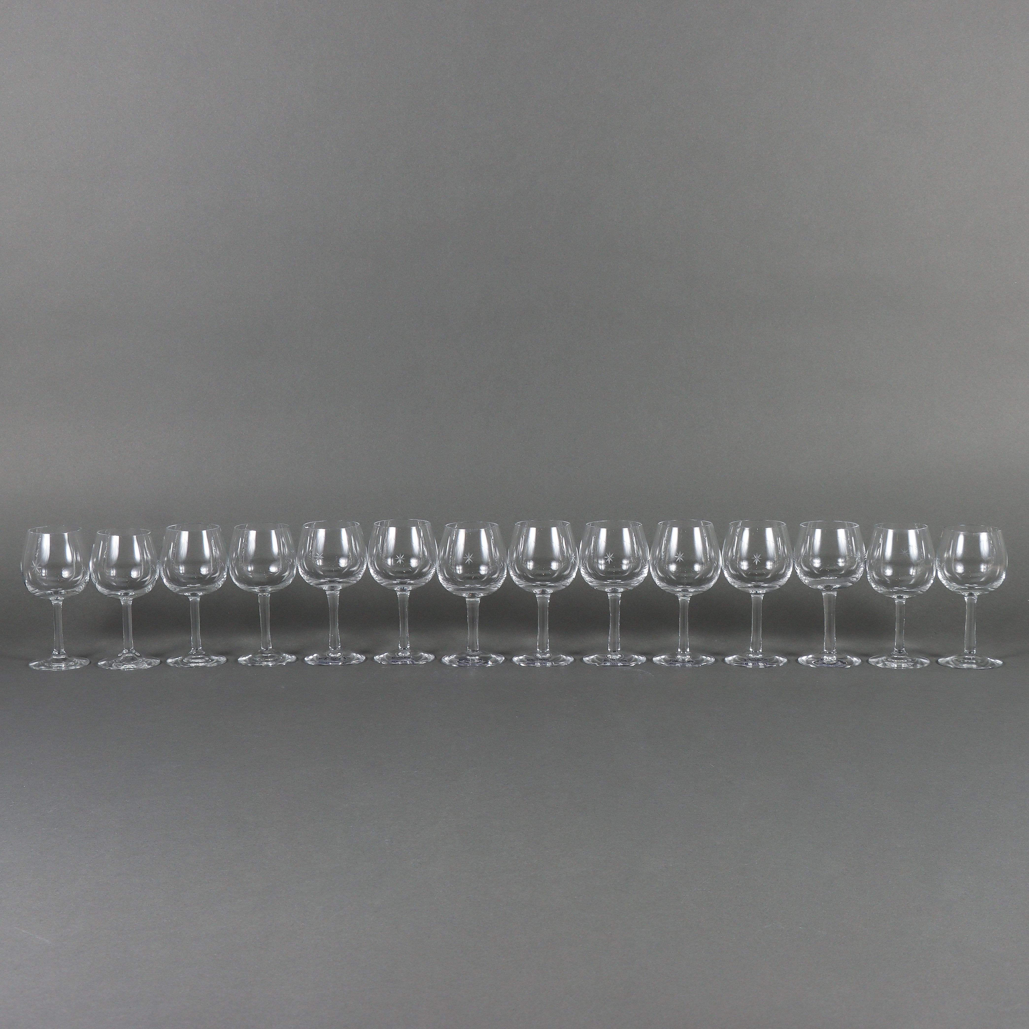 SIGNE PERSSON-MELIN. Likörglas 14 stycken, Kosta Boda, "Bouquet".