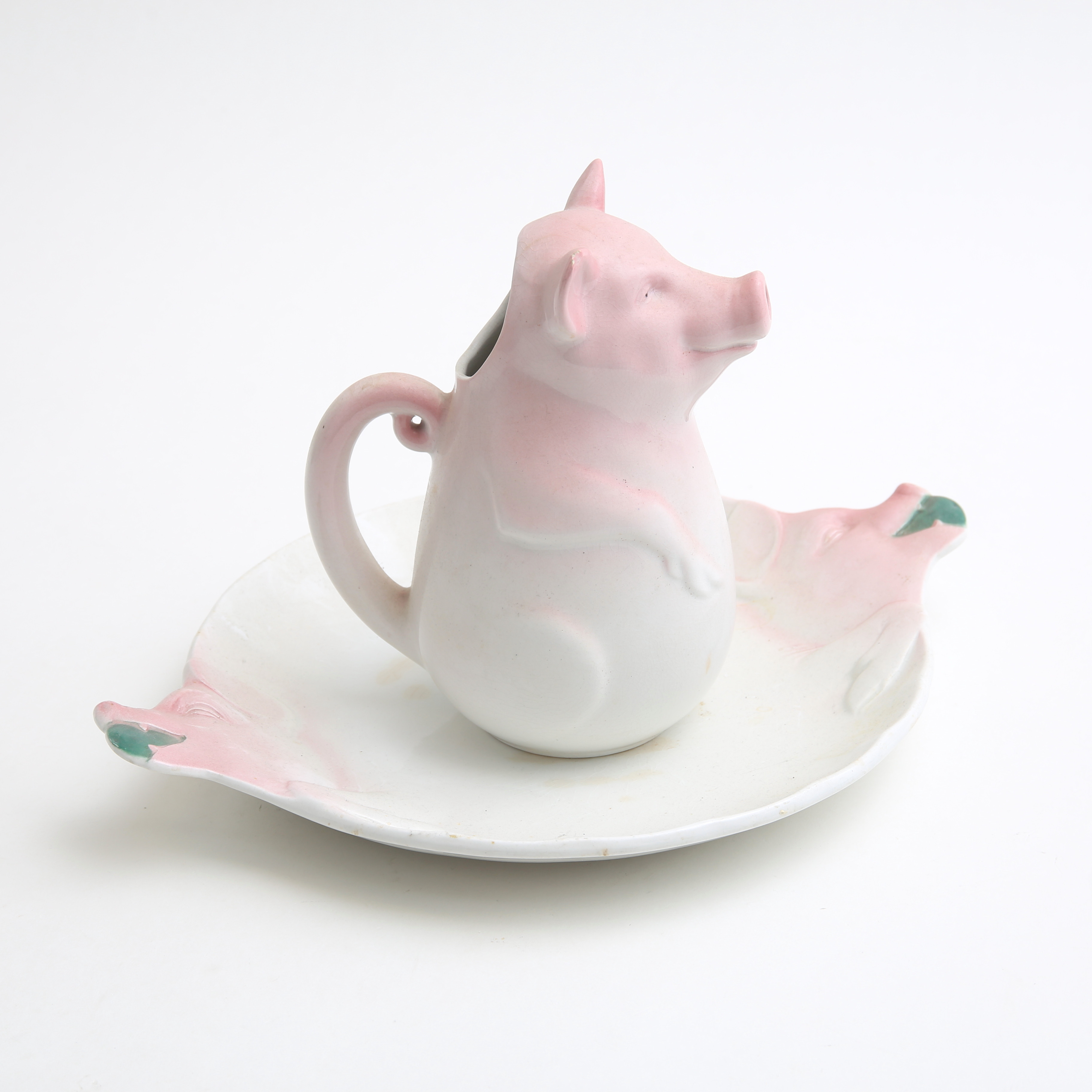 SKINKFAT samt KANNA, flintgods, Rörstrand, 1900-talets första hälft.