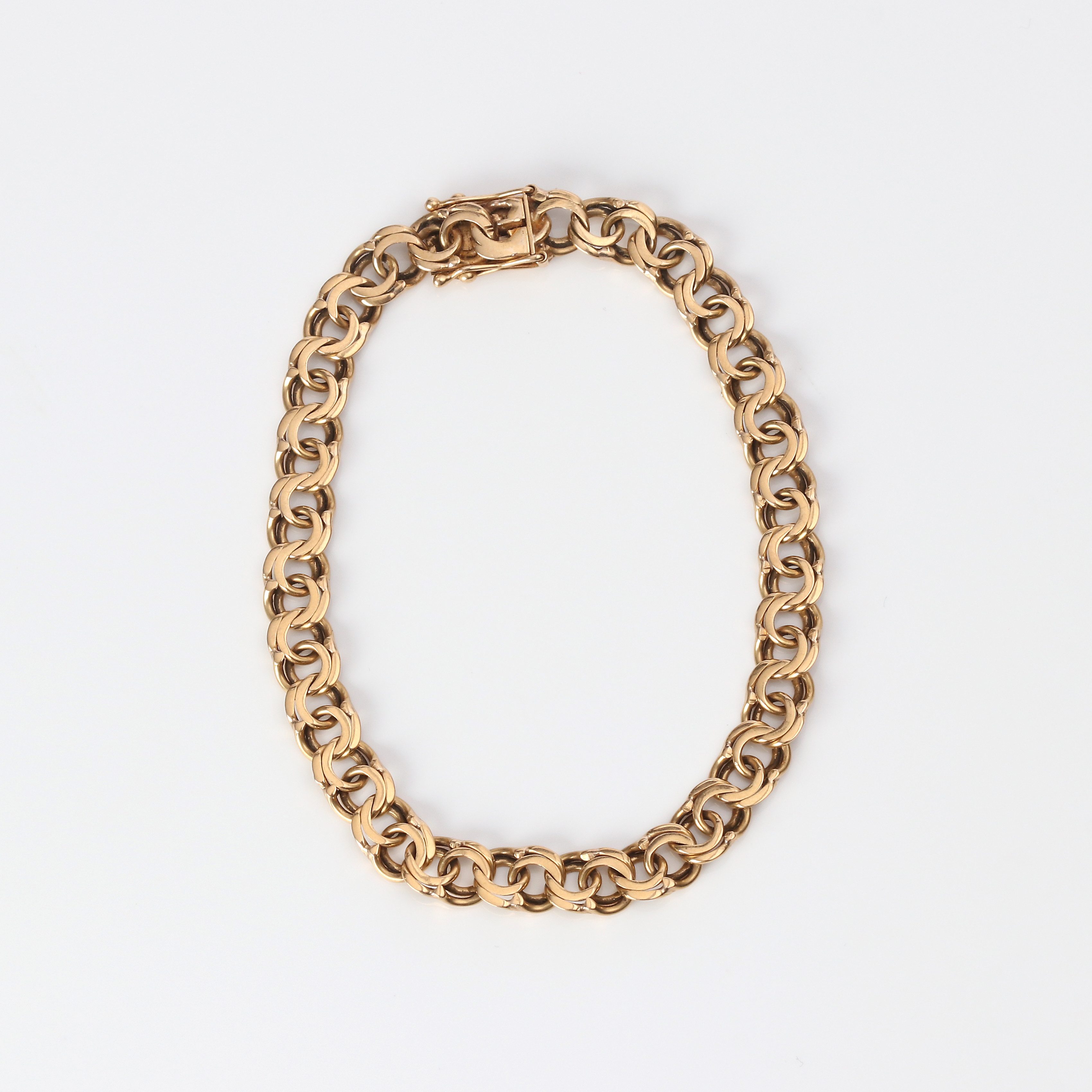 ARMBAND, BISMARCKLÄNK. 18k guld, vikt ca 14,6 gram.