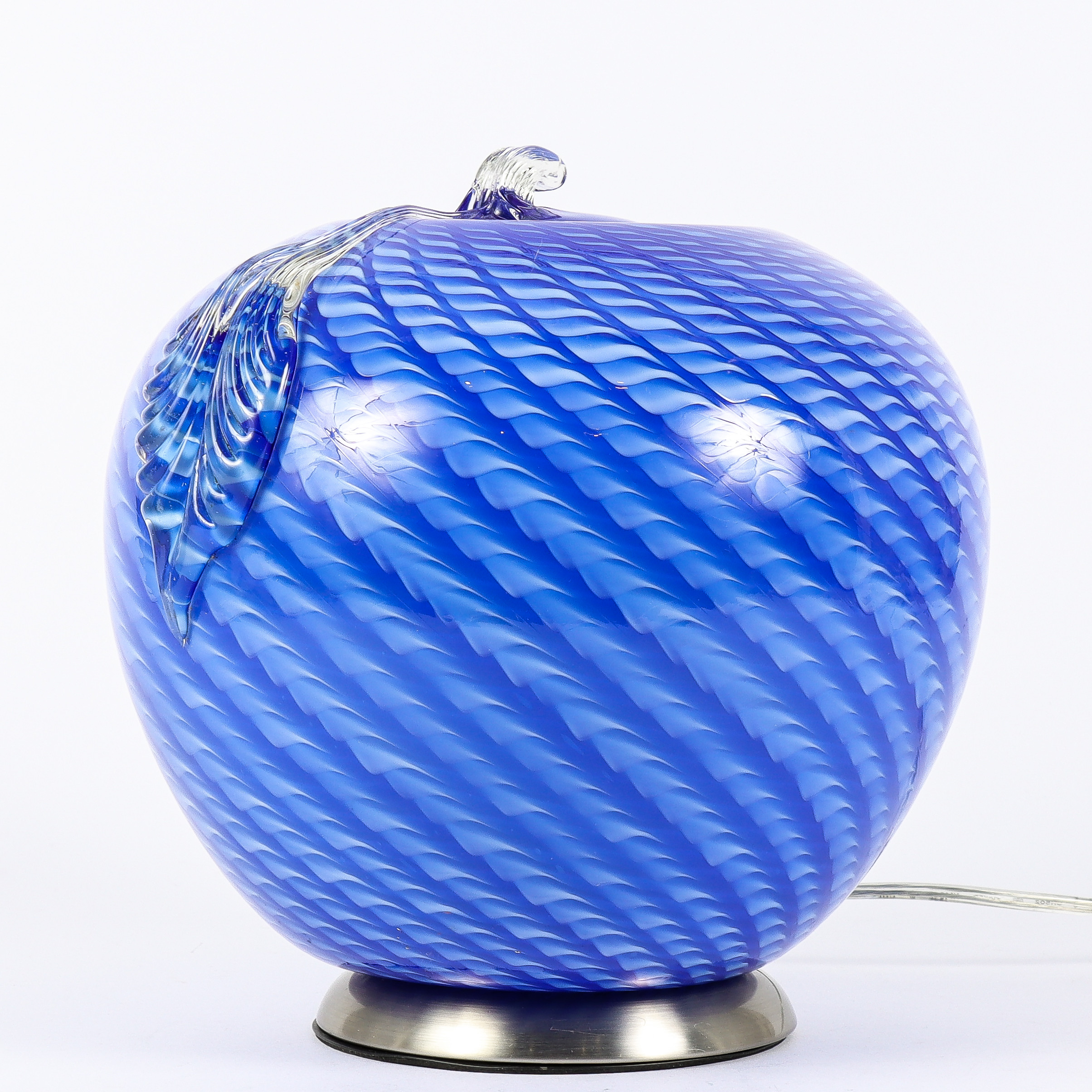 BORDSLAMPA Lyktan Bankeryd "Äpple", konstglas.