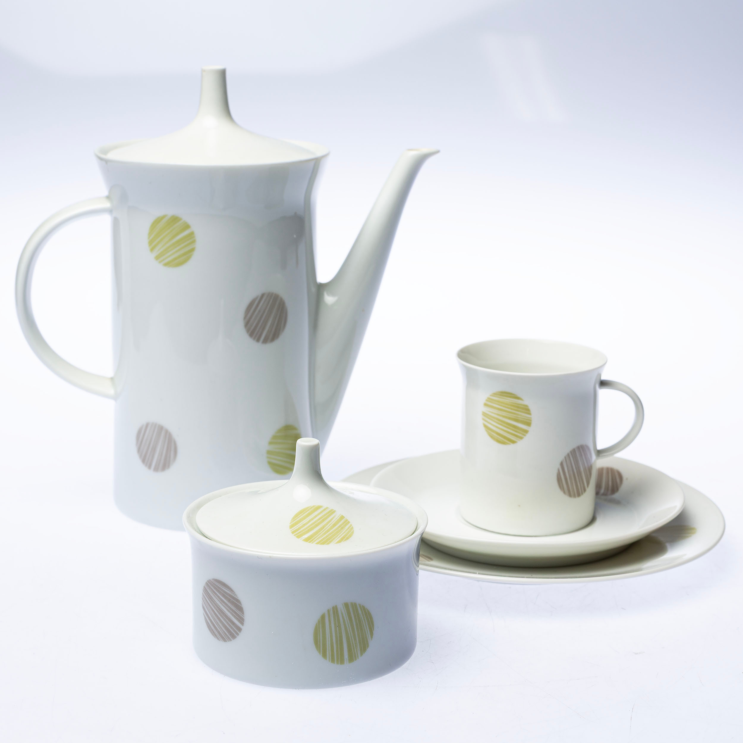 KAFFESERVIS, 21 delar, Rosenthal, Tyskland.