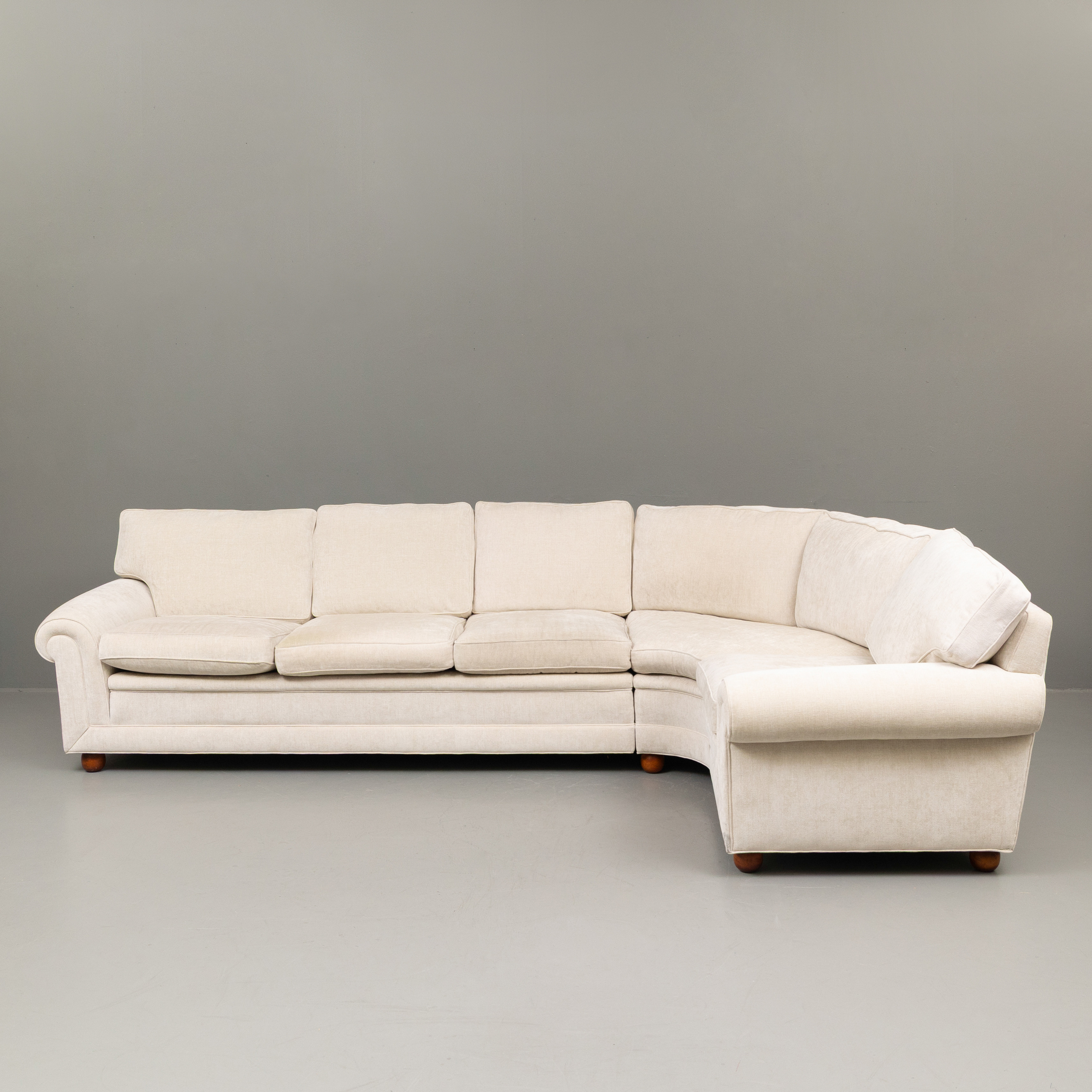 HÖRNSOFFA, tygklädd, "California", Jio Möbler, 1900-talets senare del.