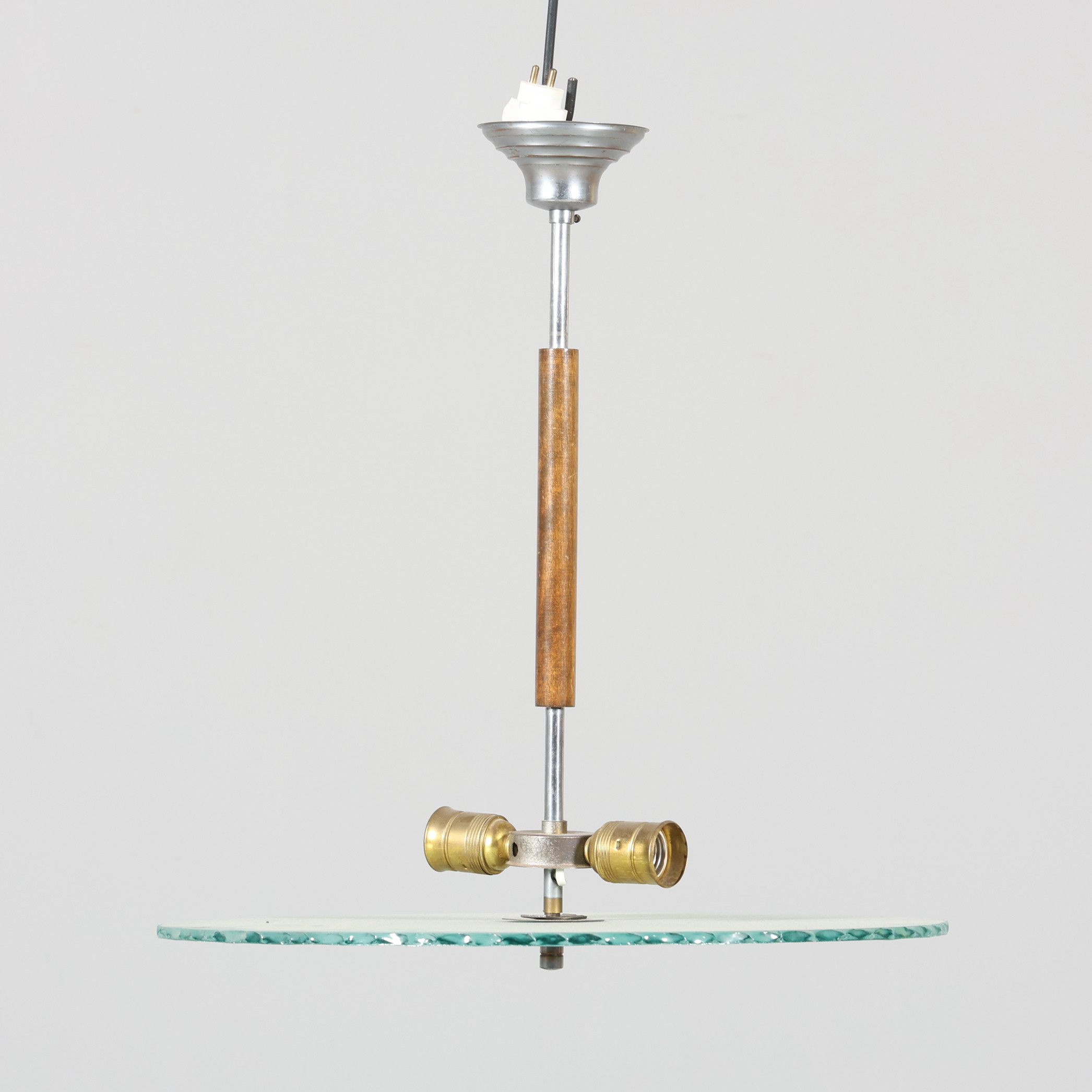 TAKPLAFOND, glas samt metall och trä, swedish grace, 1920/30-tal.