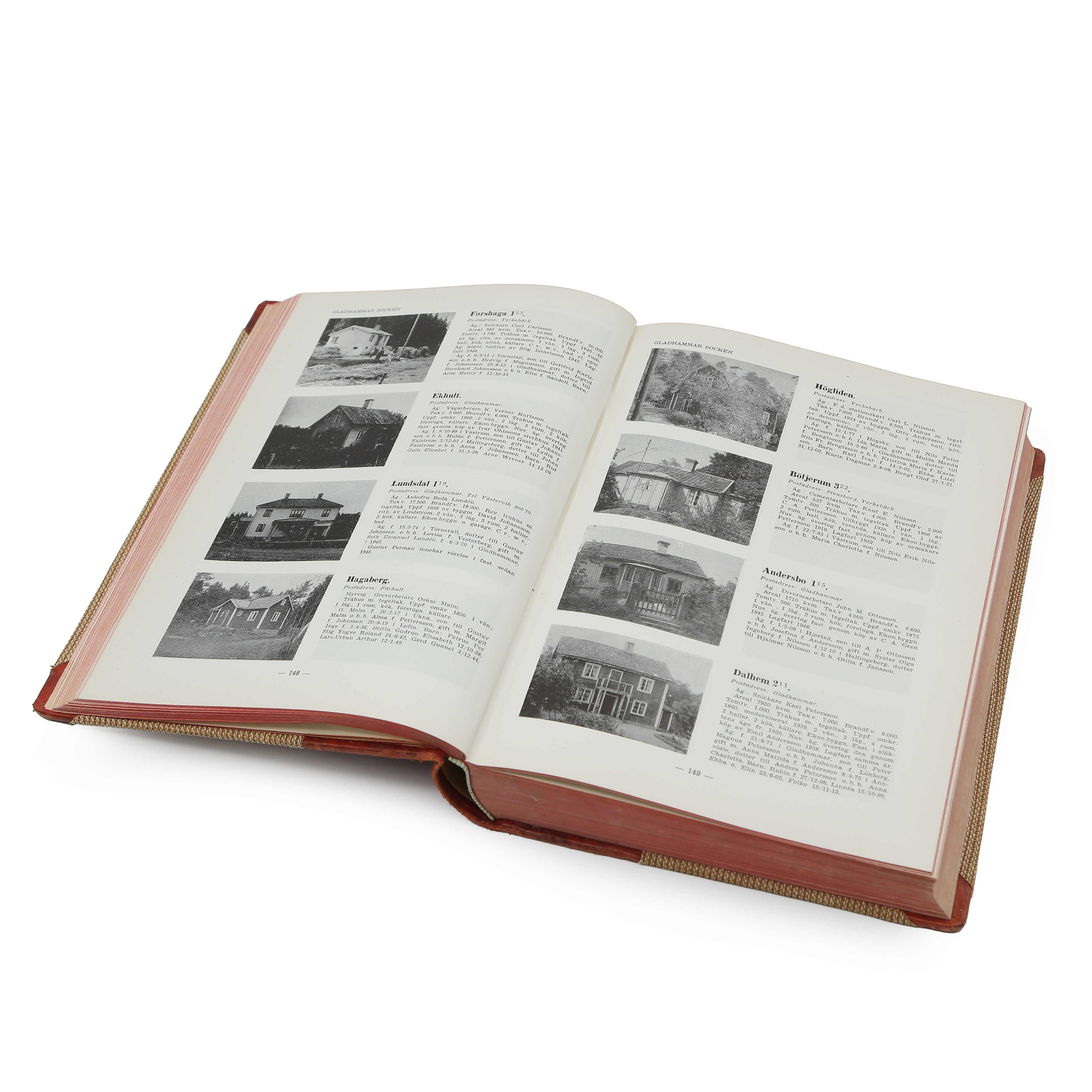 BOK, SVENSK BEBYGGELSE, KALMAR LÄN, 1951.