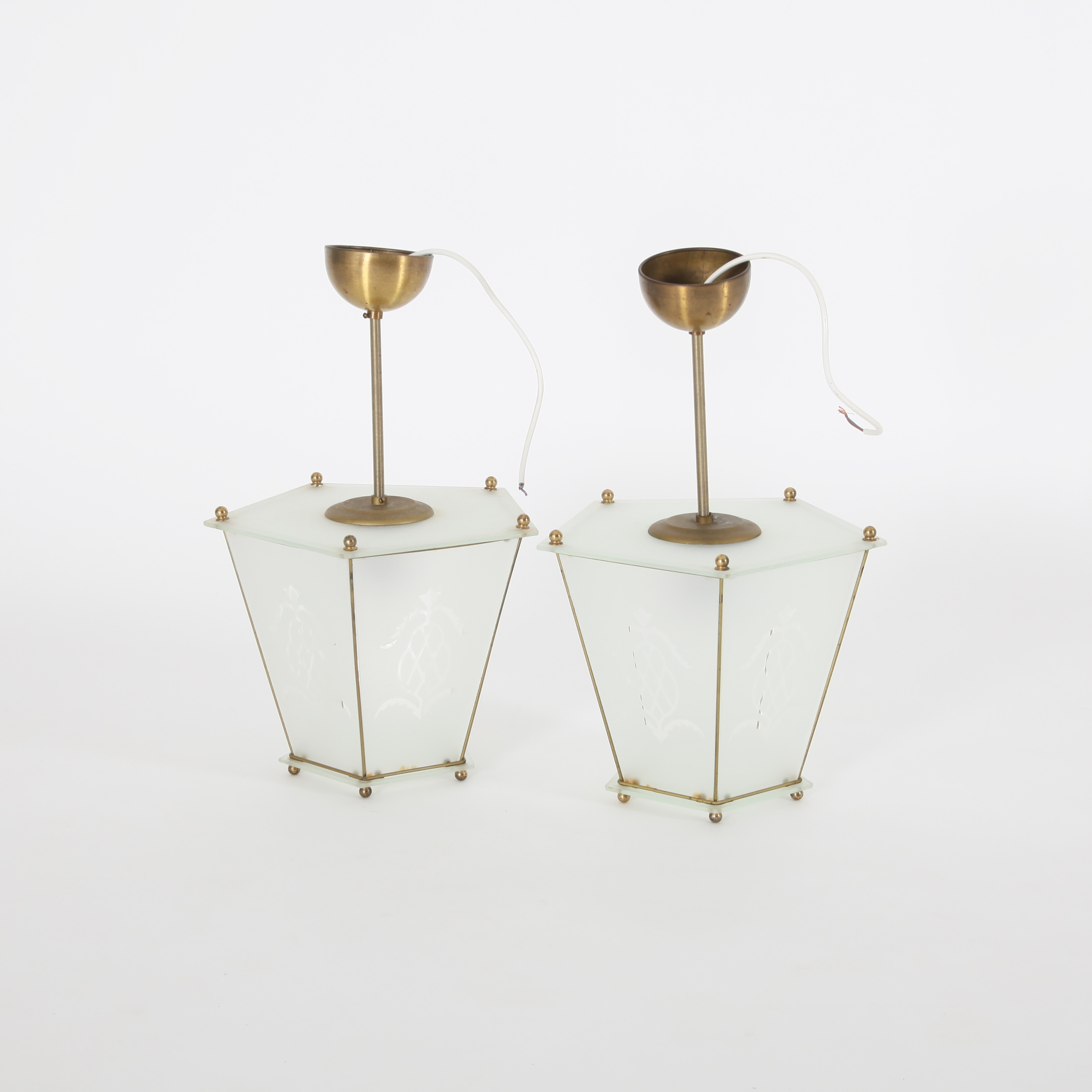 TAKLYKTOR, 1 par, glas. 1900-talets senare del.