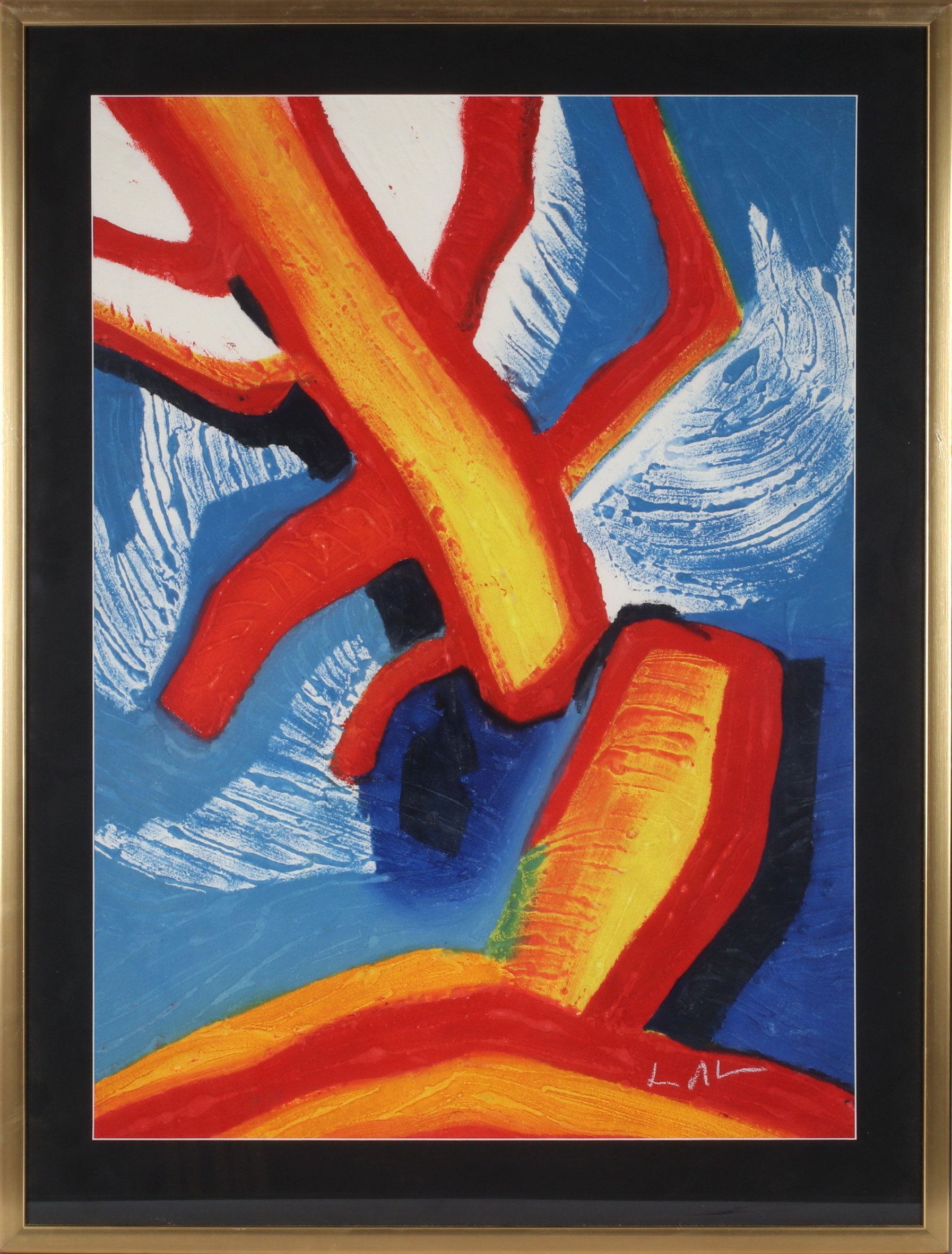 BENGT LINDSTRÖM. Komposition, carborundum, signerad och numrerad 74/99.