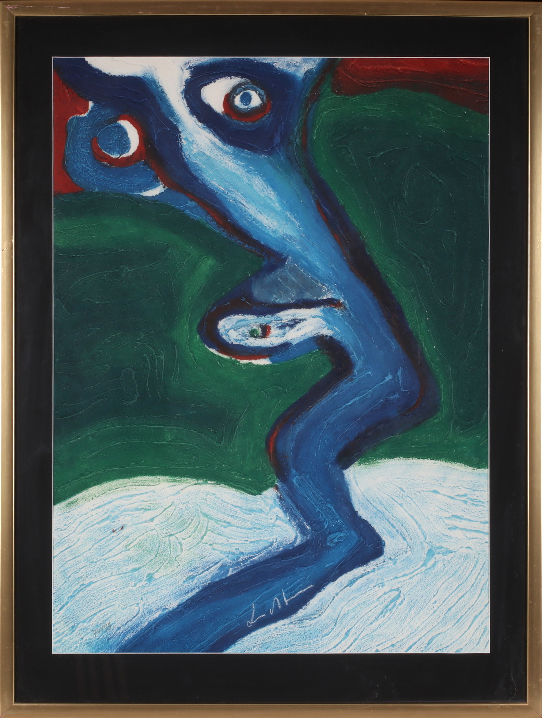 BENGT LINDSTRÖM. Komposition, carborundum, signerad och numrerad 74/99.