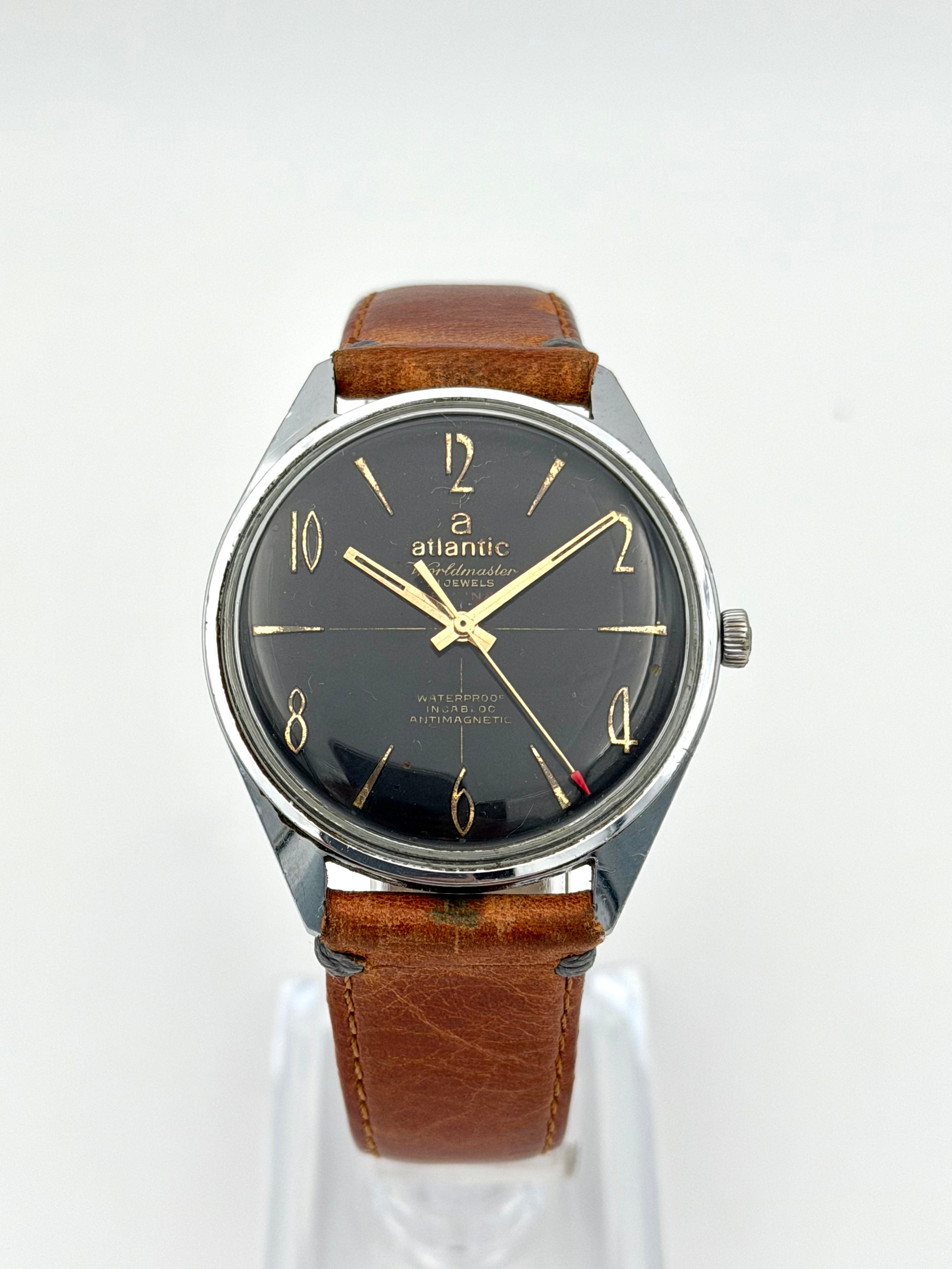 ATLANTIC WORLDMASTER, armbandsur, 1960/70-tal, manuell, stål.