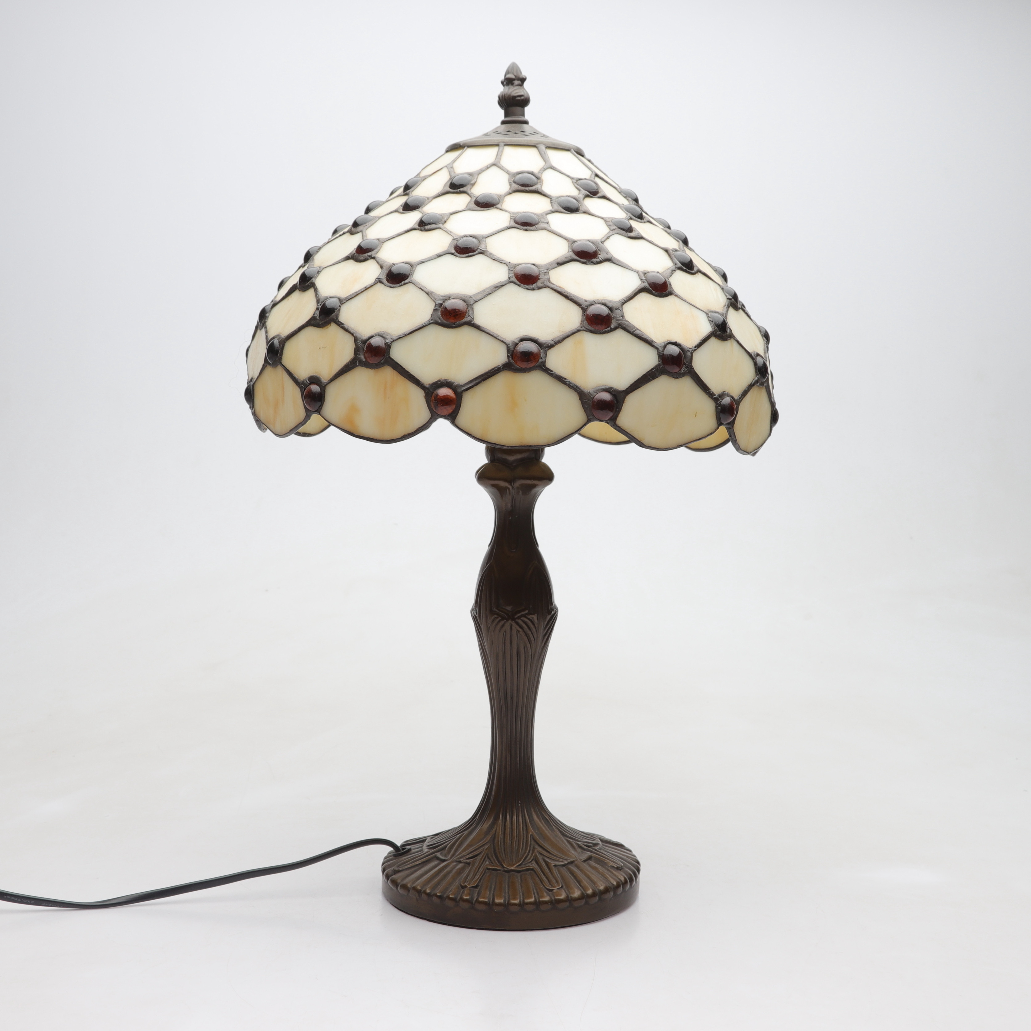 BORDSLAMPA, "Tiffany"-stil, Tyskland, 19-/2000-tal.