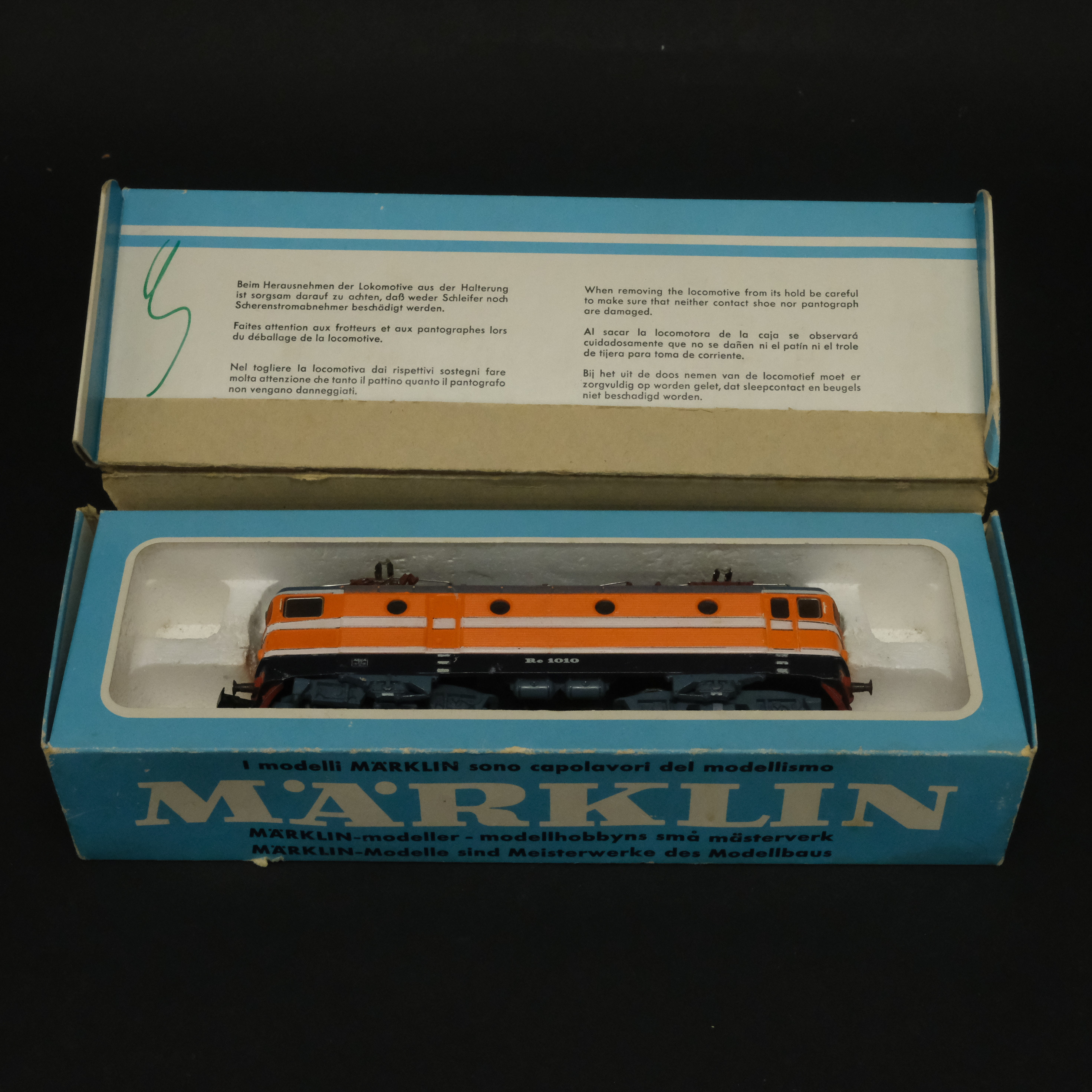 MÄRKLIN. MODELLJÄRNVÄG, ELLOK. "RC 1010". SKALA H0.