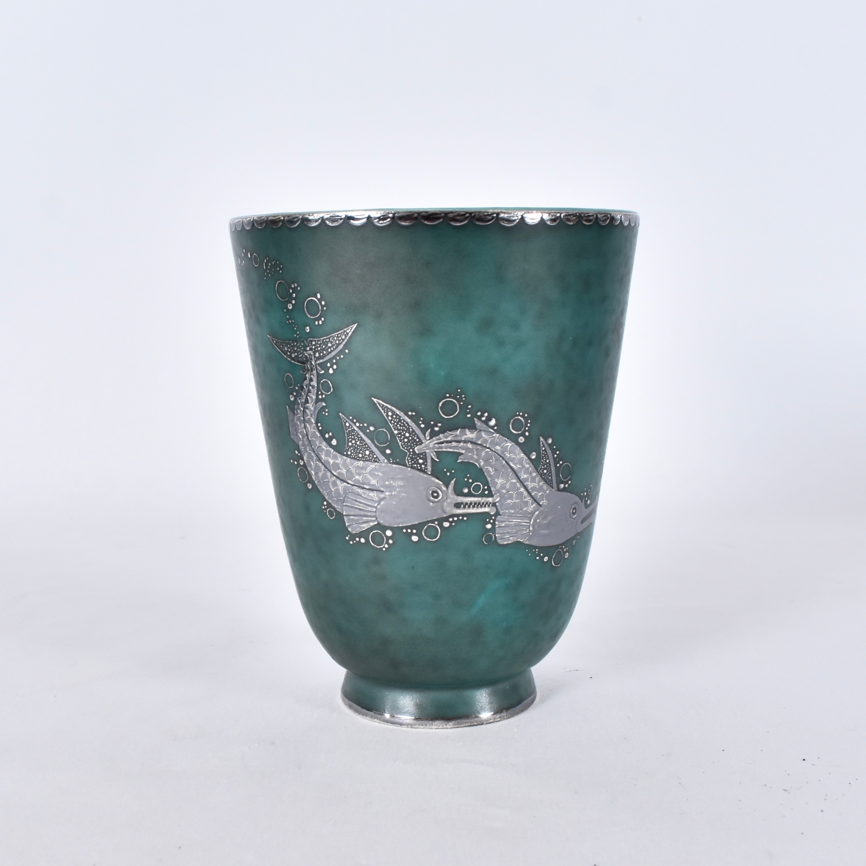 WILHELM KÅGE. Vas, Nr 9781, Stengods, Argenta, Gustavsberg Sweden.