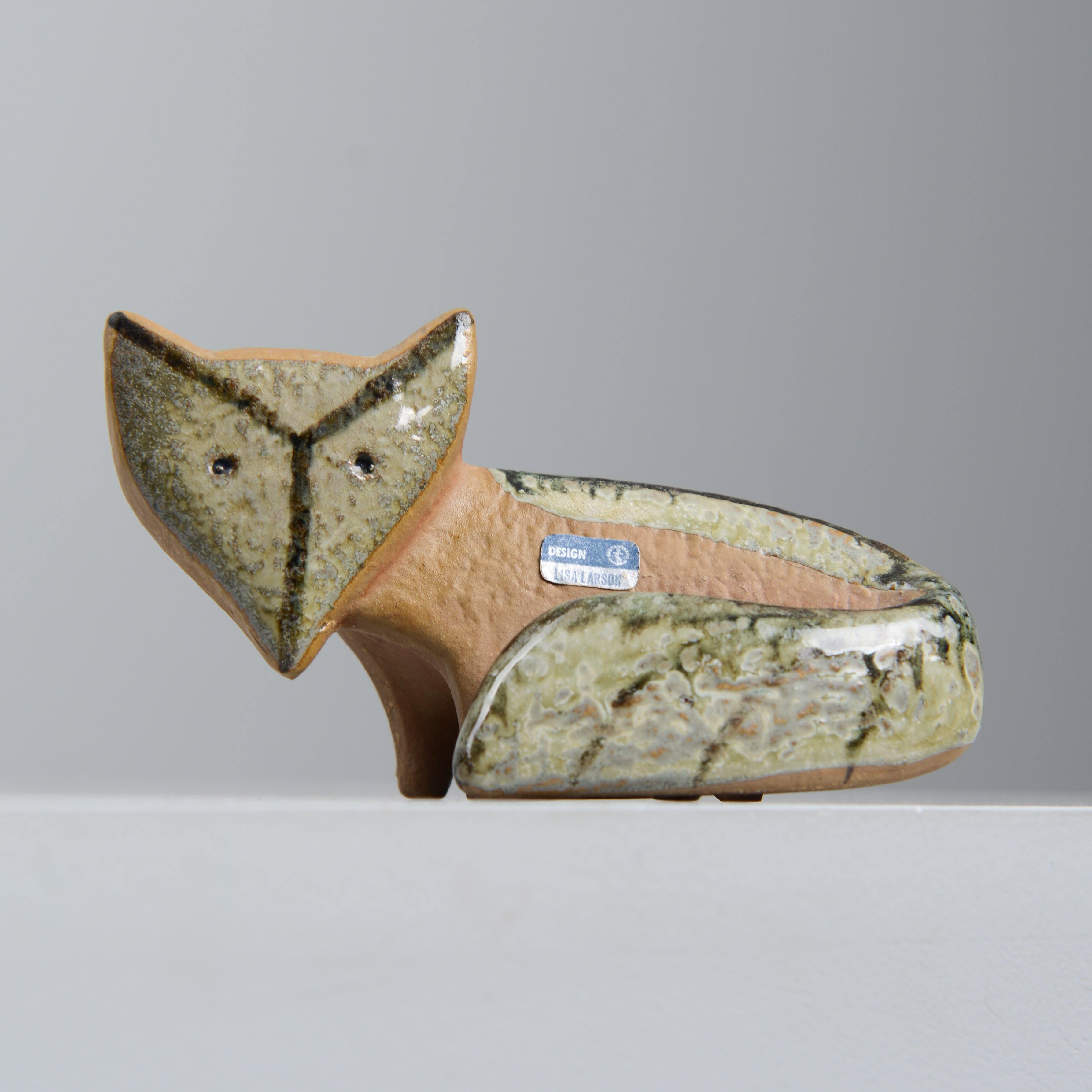 LISA LARSON. Figurin, "Räv" ur serien Lilla Zoo, Gustavsberg, 1956-78.