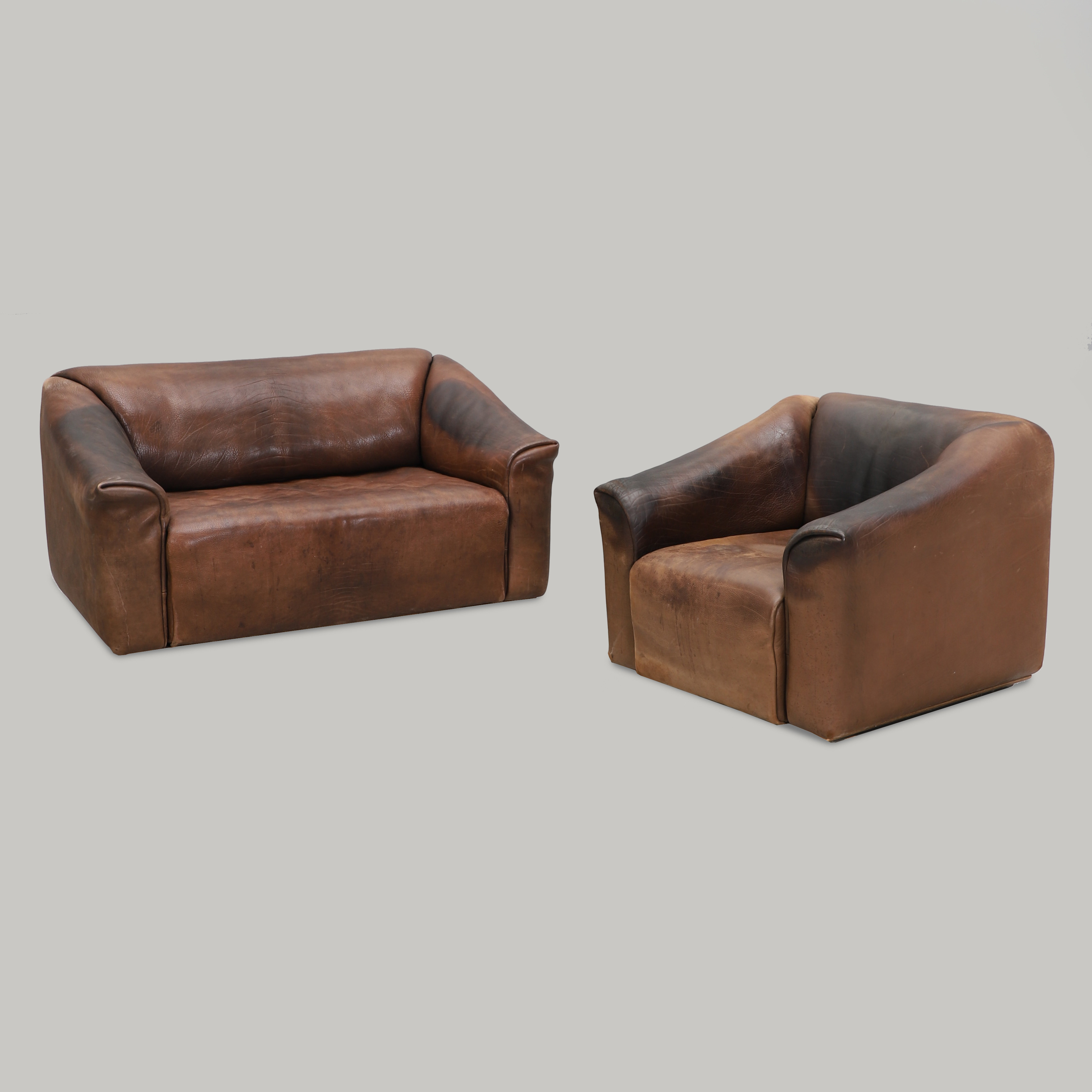 SOFFA OCH FÅTÖLJ, de Sede, Schweiz 1970-tal.