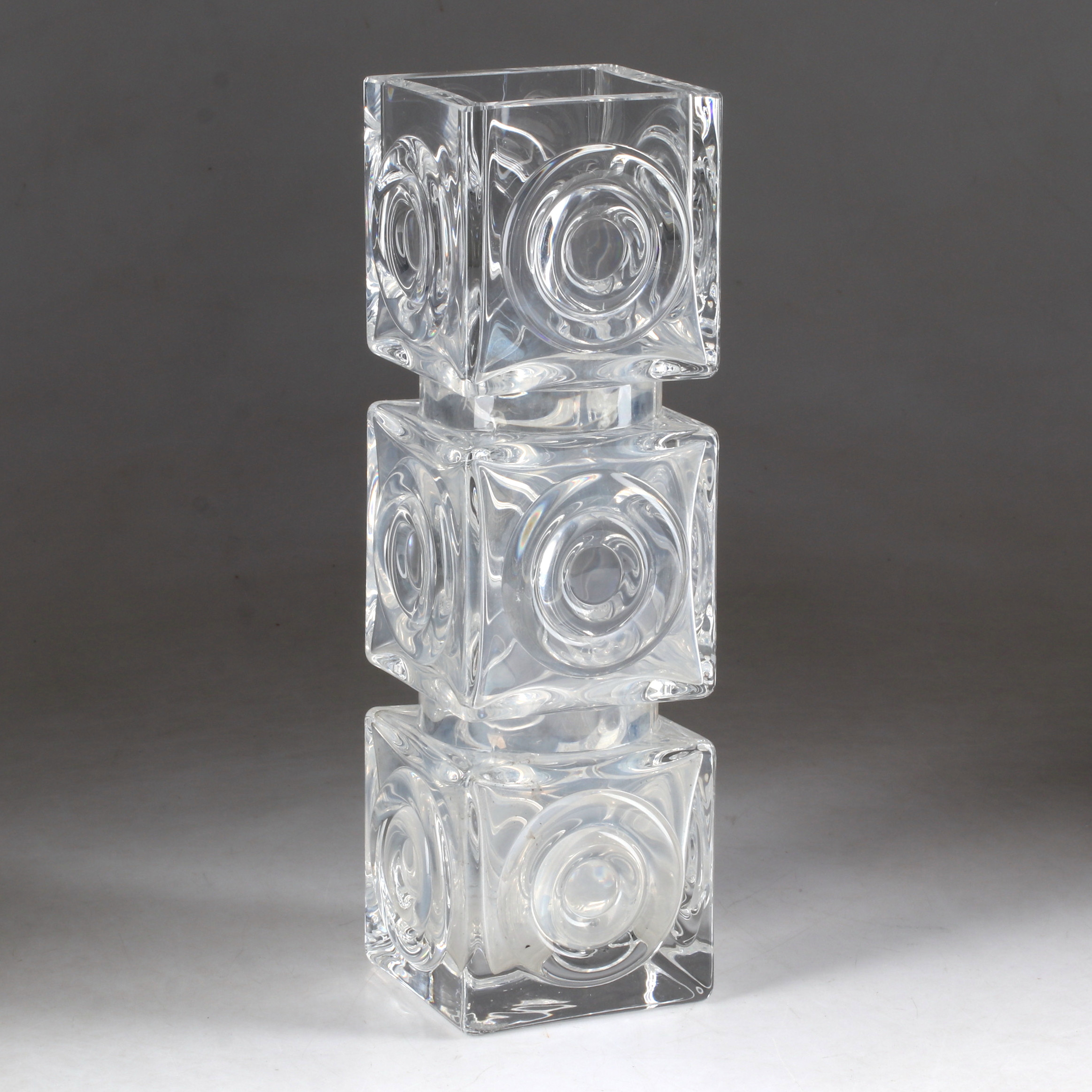 BENGT EDENFALK. Vas, glas, Skruf, signerad.