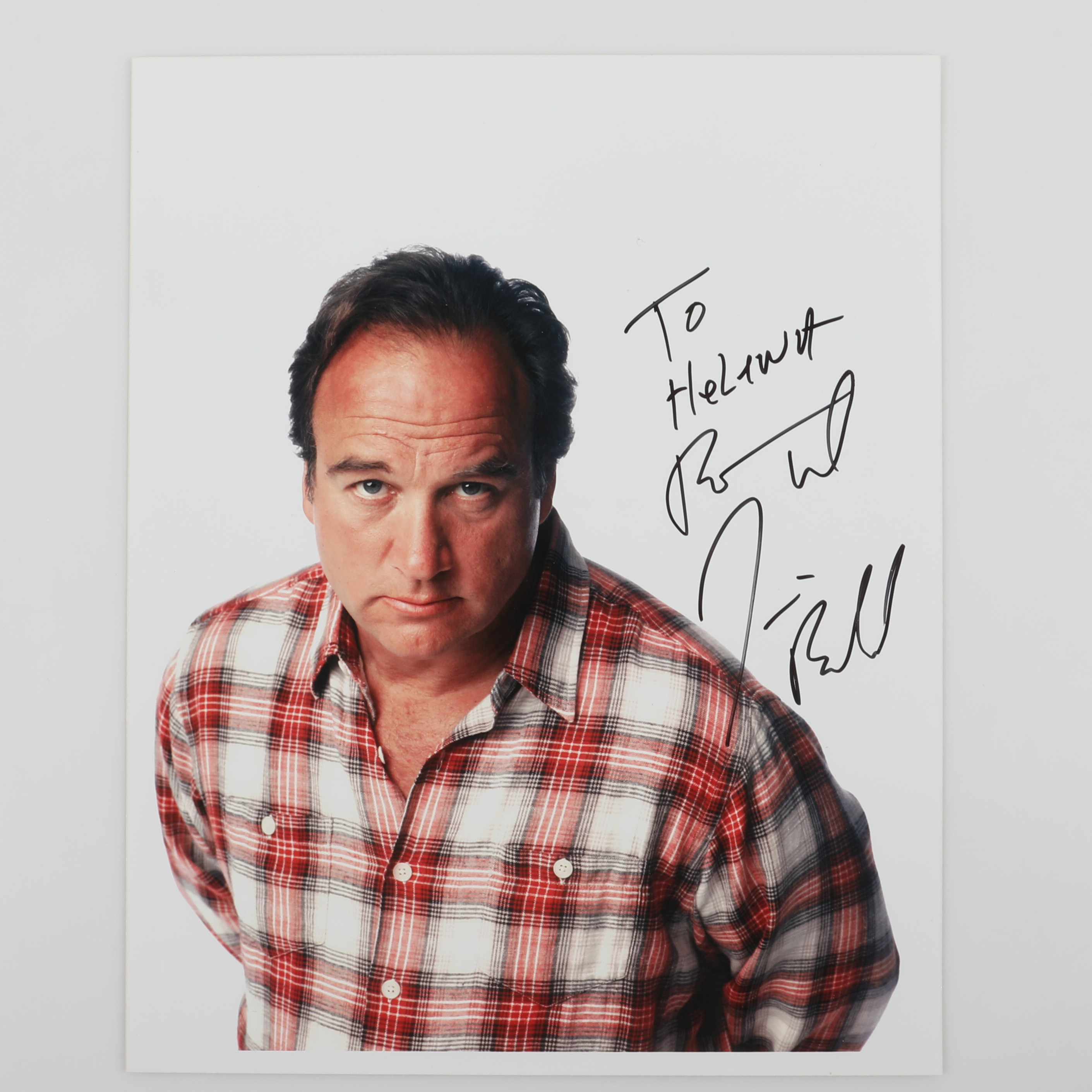 AUTOGRAF PÅ FOTO, Tim Jim Belushi, amerikansk skådespelare och komiker.