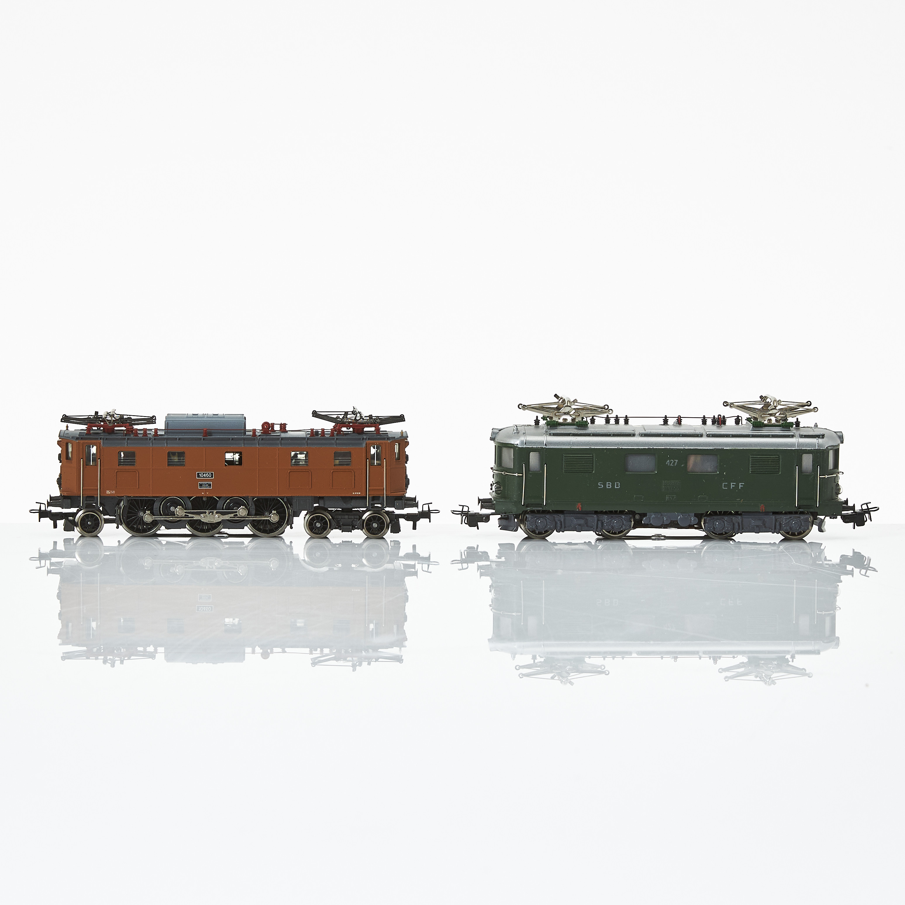 MÄRKLIN, ellok, 2 st., RET 800, 10460 SBB, modell 3151, H0.