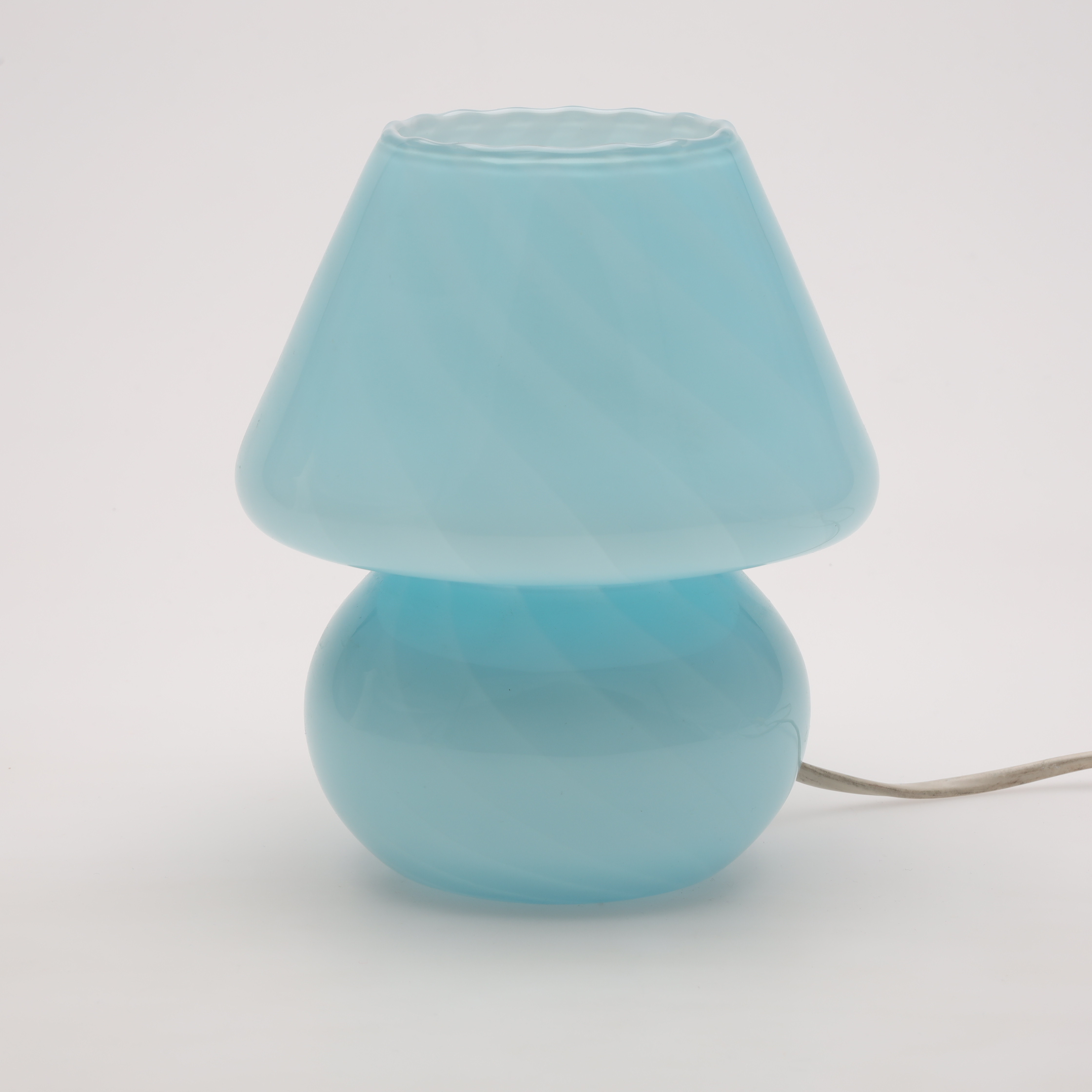 BORDSLAMPA, glas, "Swirl", Murano, Italien.