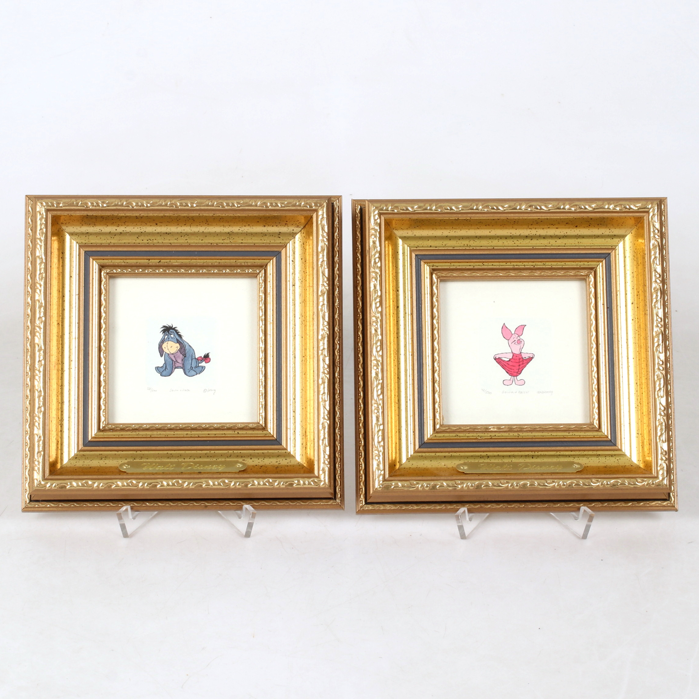 LASSE ÅBERG. Kompositioner, 2 st, litografier, signerade och numrerade 335/500 och 42/500.