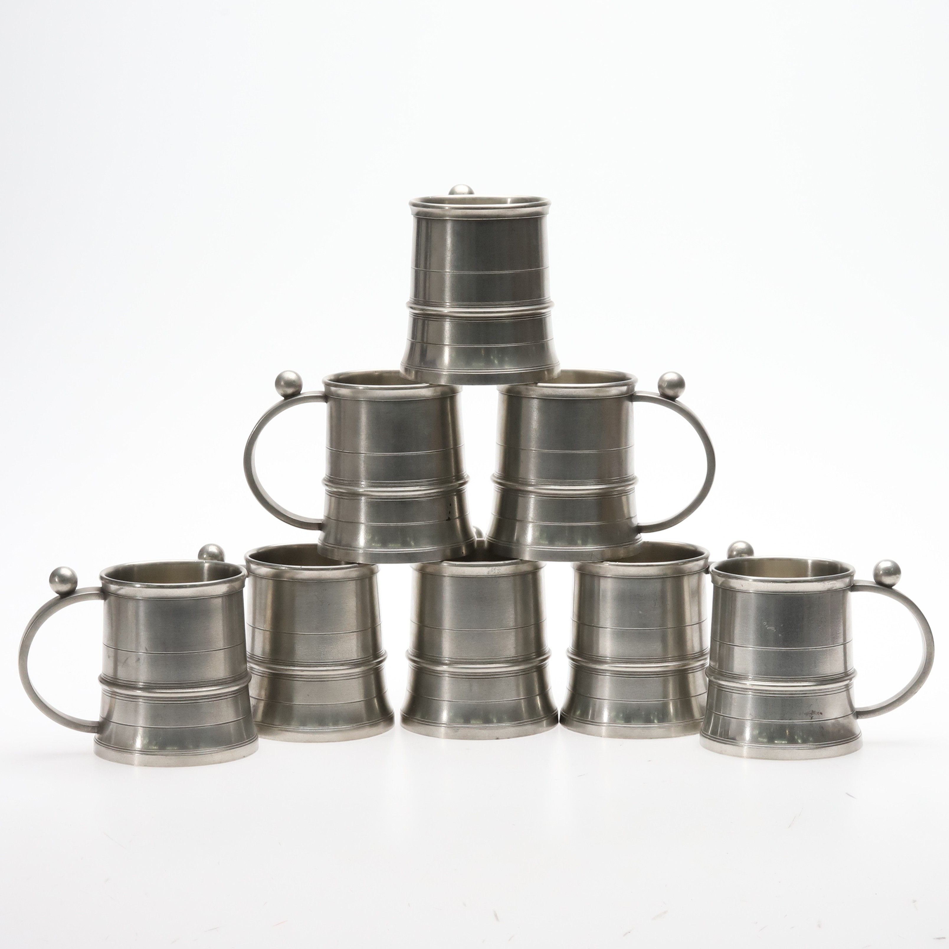 ÖLSEJDLAR. 8 st. Tenn, Cicelörer Nyköping, 1900-tal.