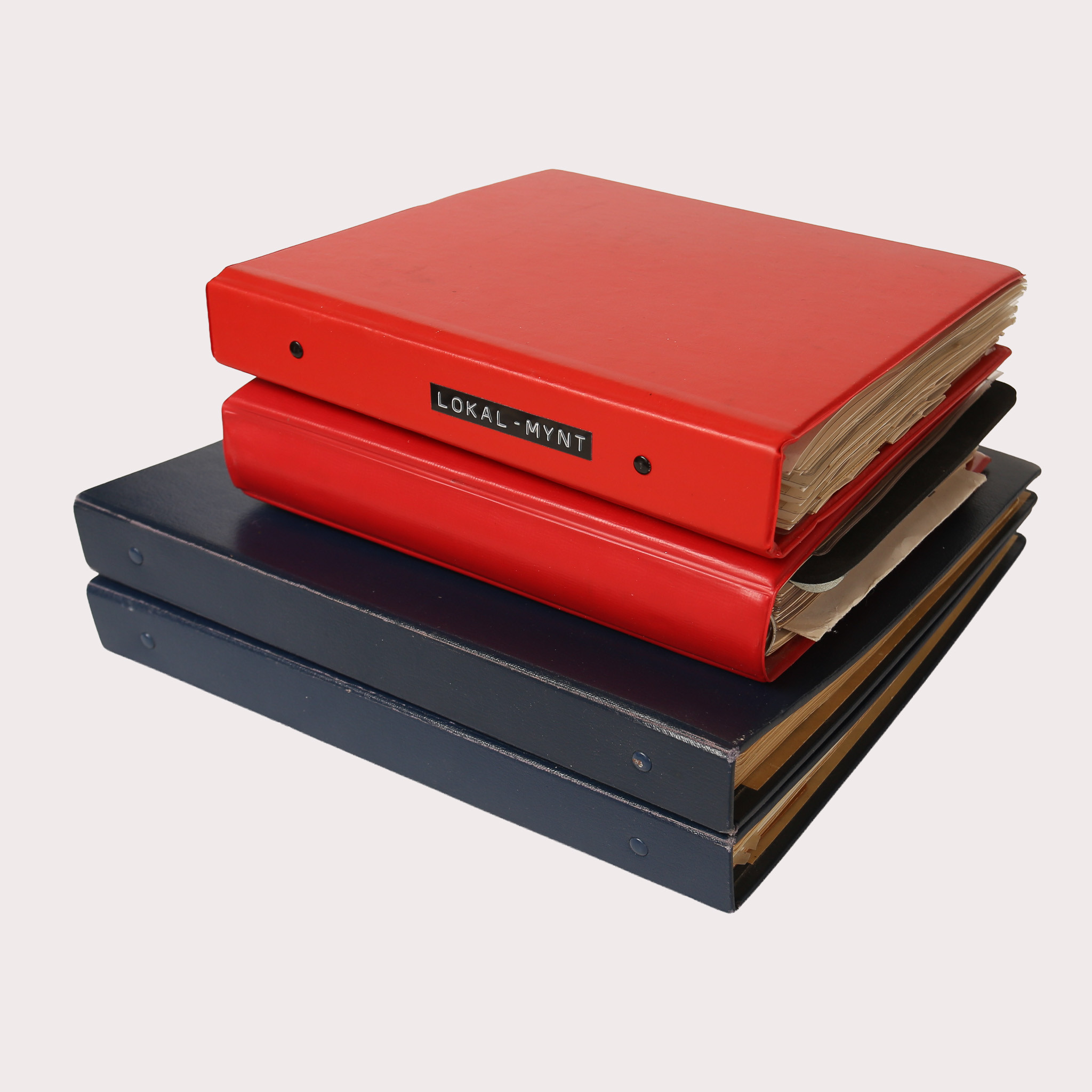 PARTI MYNT OCH FRIMÄRKEN, 4 pärmar.