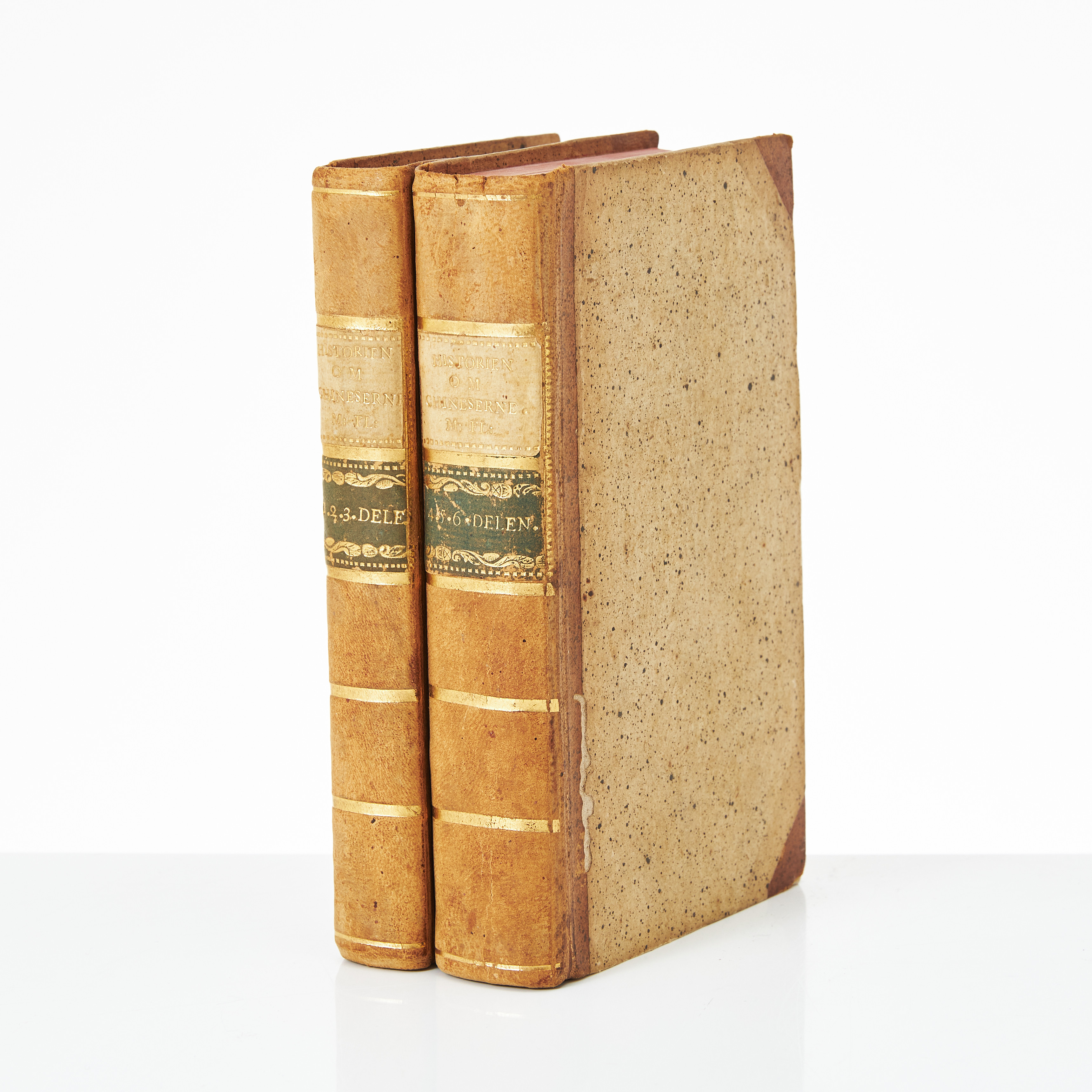 MARSY, NYA HISTORIEN, OM CHINESERNE, JAPONESERNE, INDIANERNE, 1758, 2 VOLYMER.