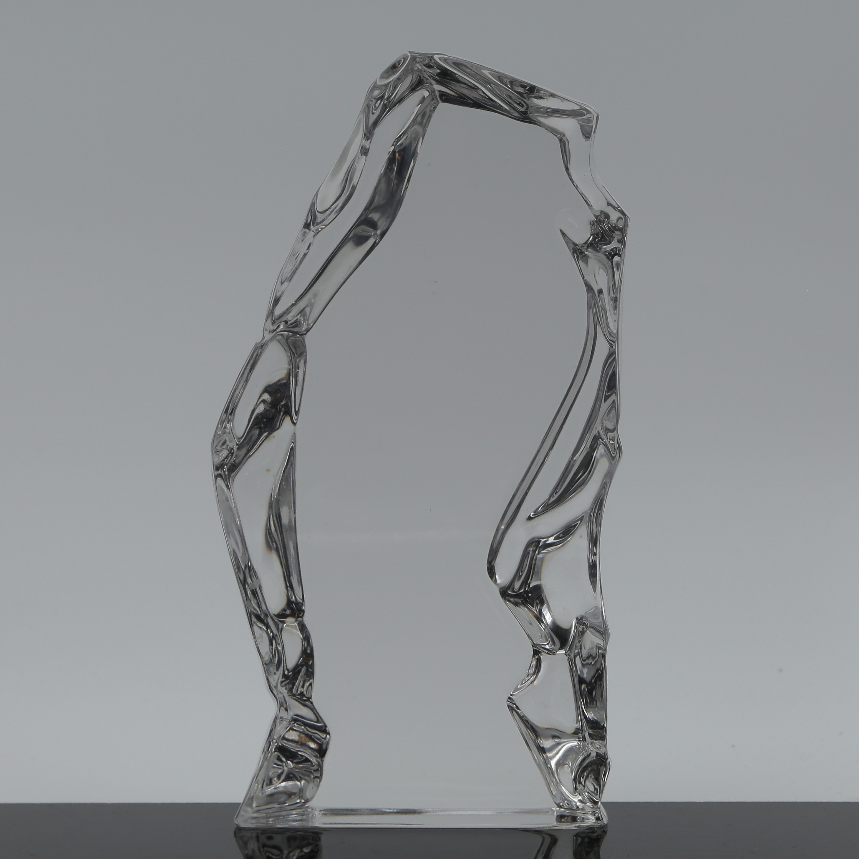 VAL SAINT LAMBERT, KONSTGLAS, GLASSKULPTUR, BELGIEN, SIGNERAT (Val St Lambert).