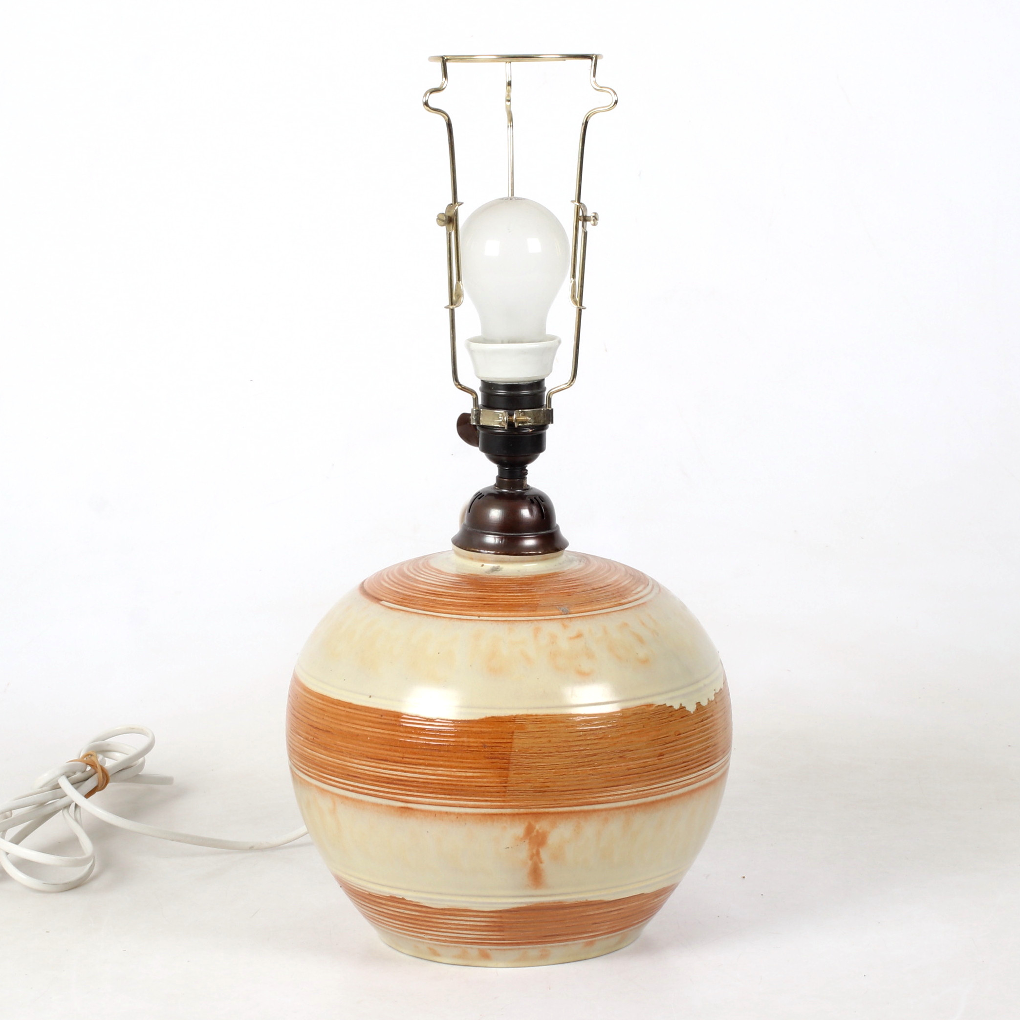 BORDSLAMPA, keramik, Upsala Ekeby, 1900-tal.