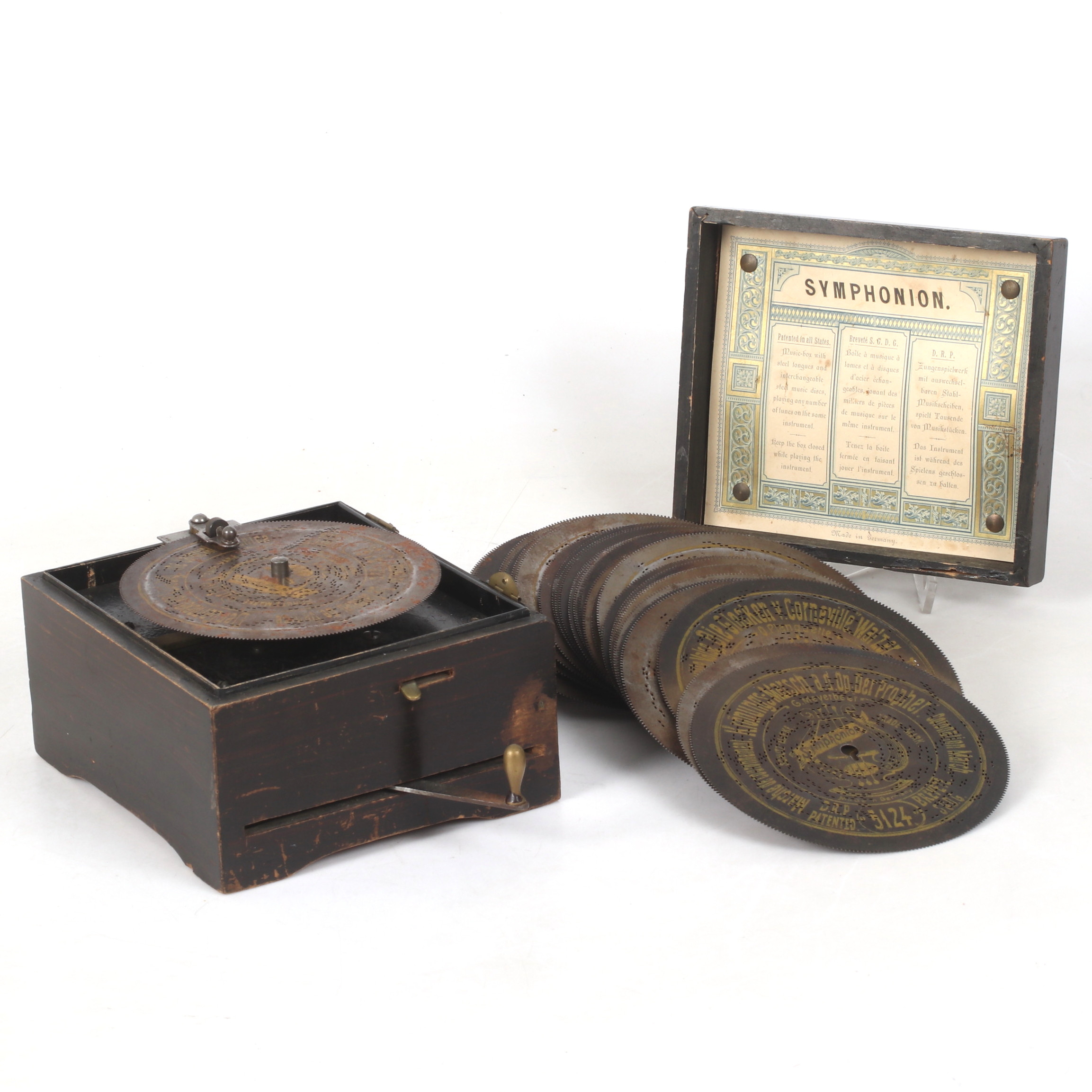SPELDOSA, "Symphonion", Tyskland, 18/1900-tal.