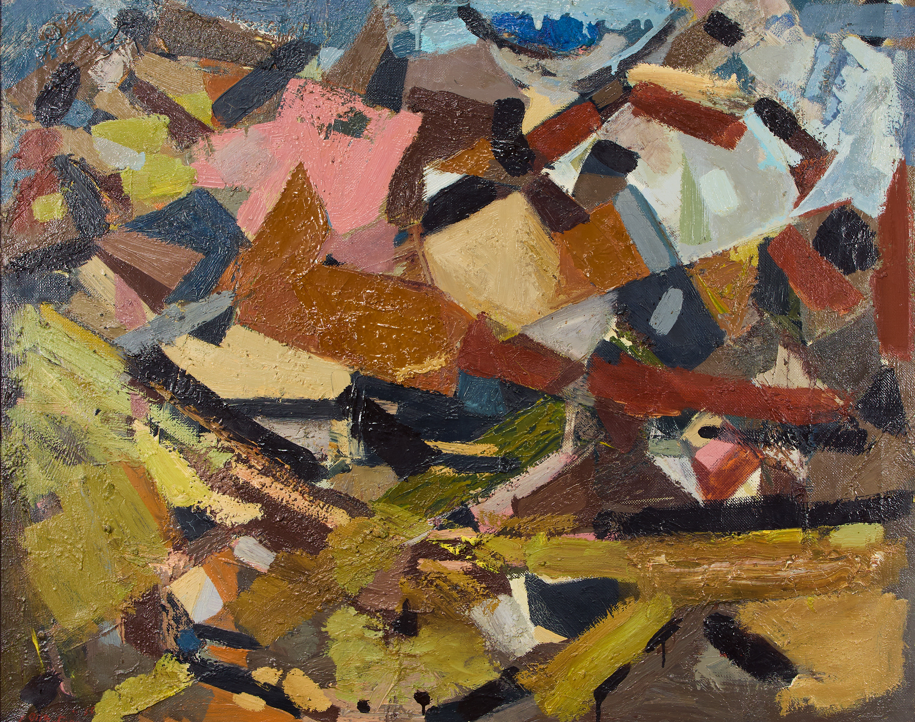 OLLE CARLSTRÖM 1920-2007. "Sommar Lappland".