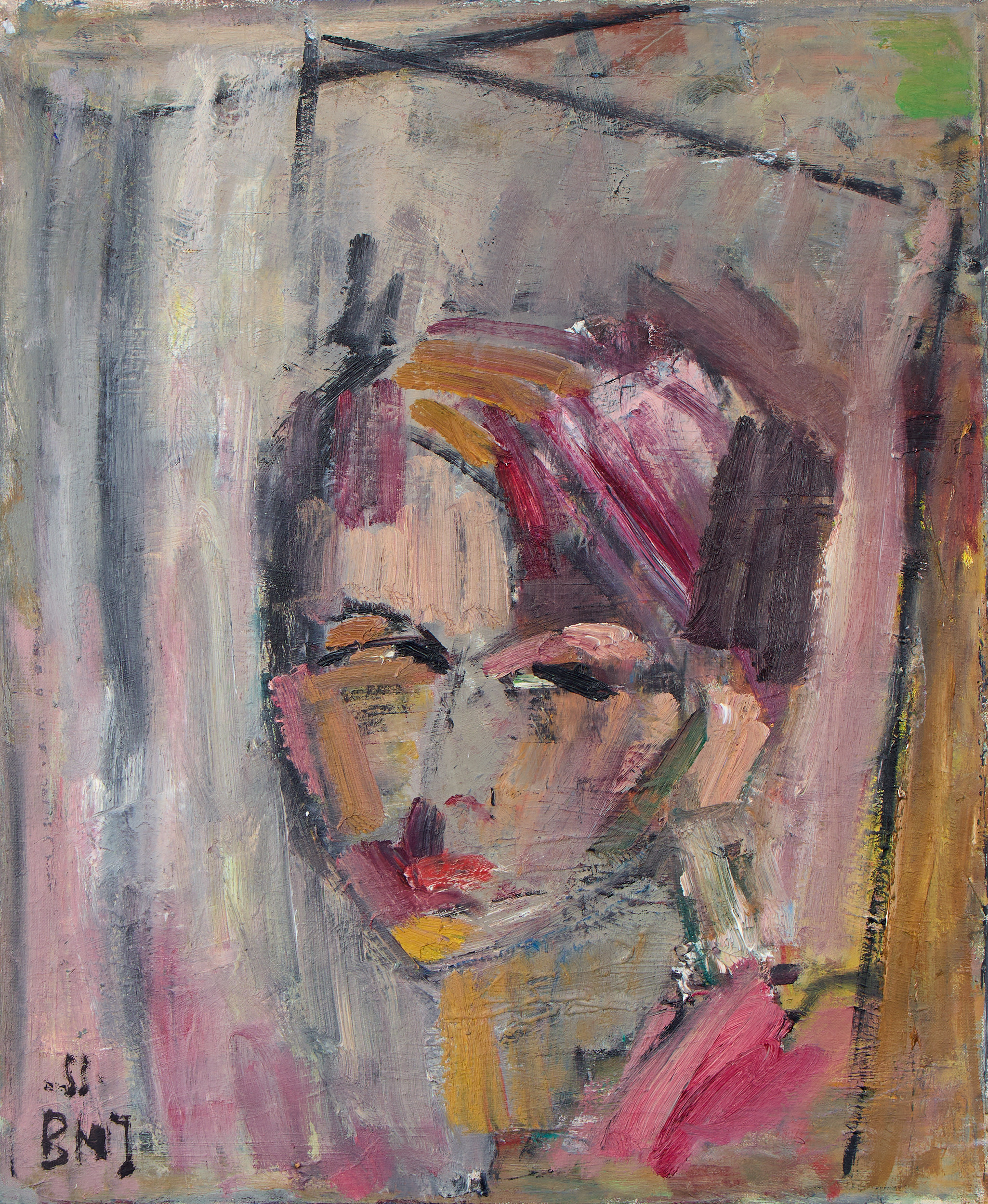BRITT-MARIE JACOBSSON. Rosa Självporträtt.