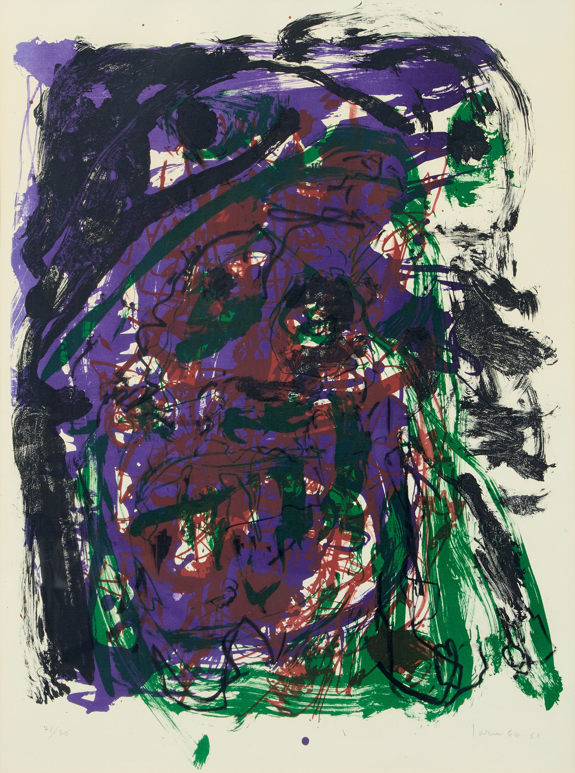 ASGER JORN. "Le monde contrairé".