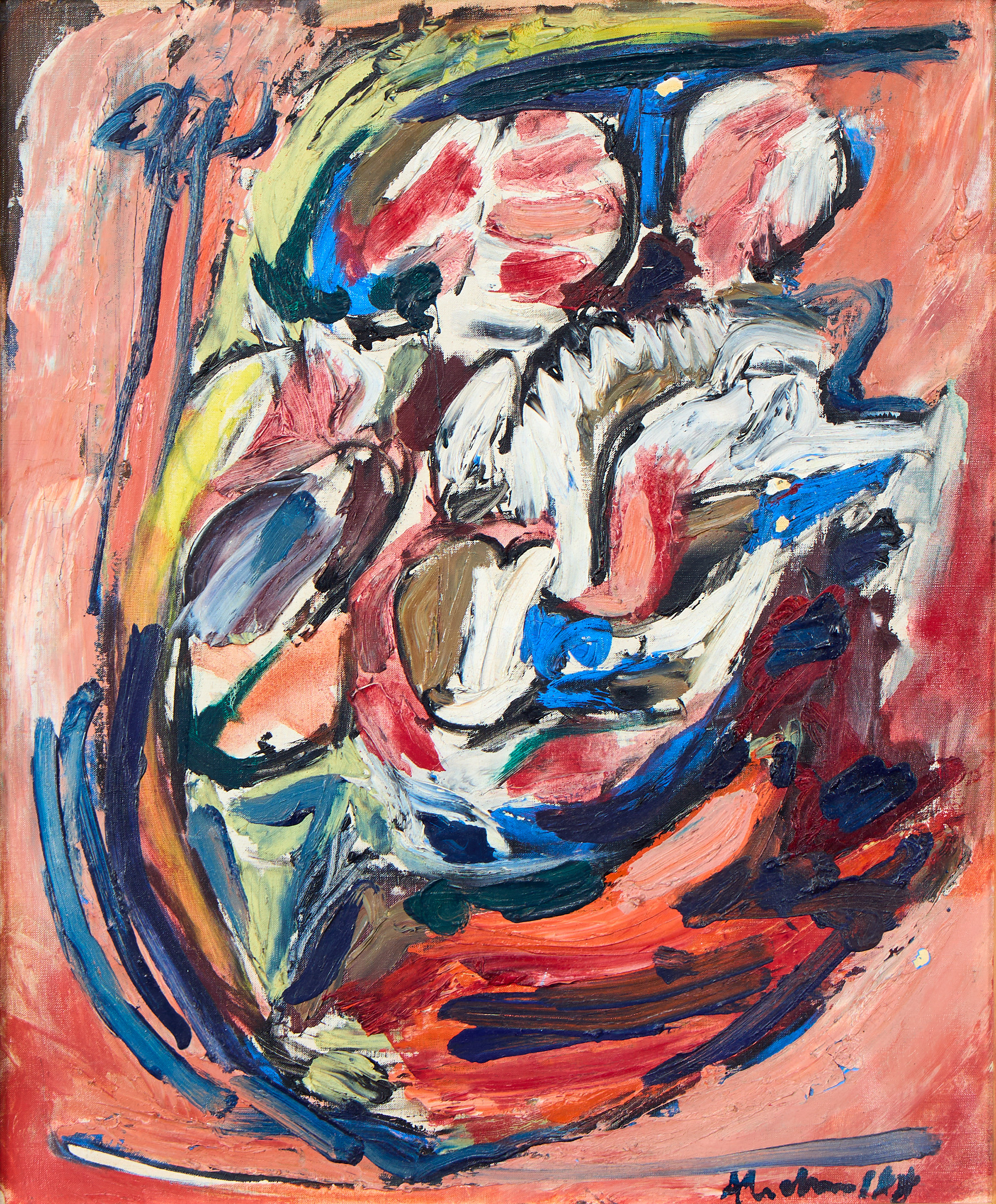 PIERRE ALECHINSKY. "A Main levée".