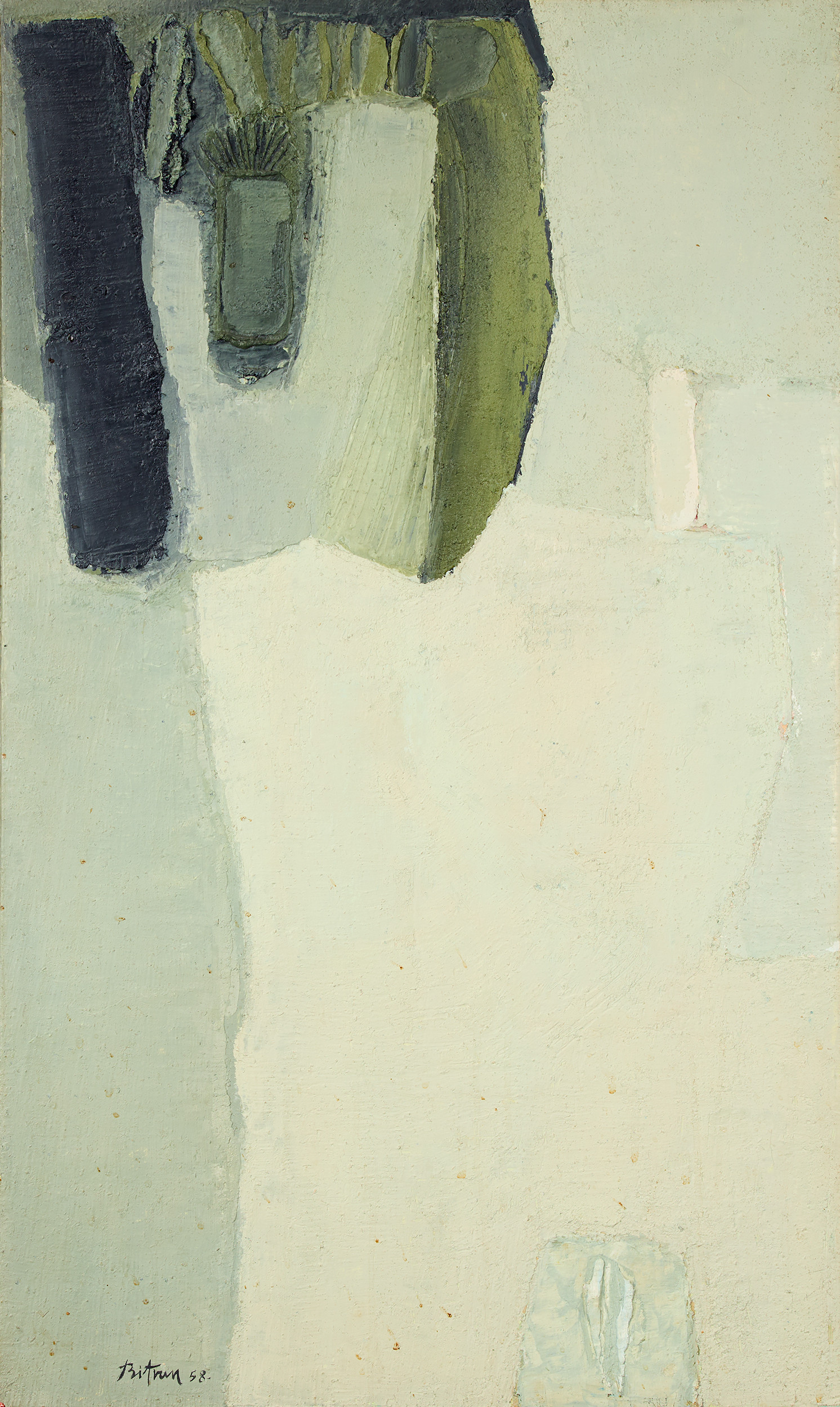 ALBERT BITRAN. "Composition d'une nature morte".