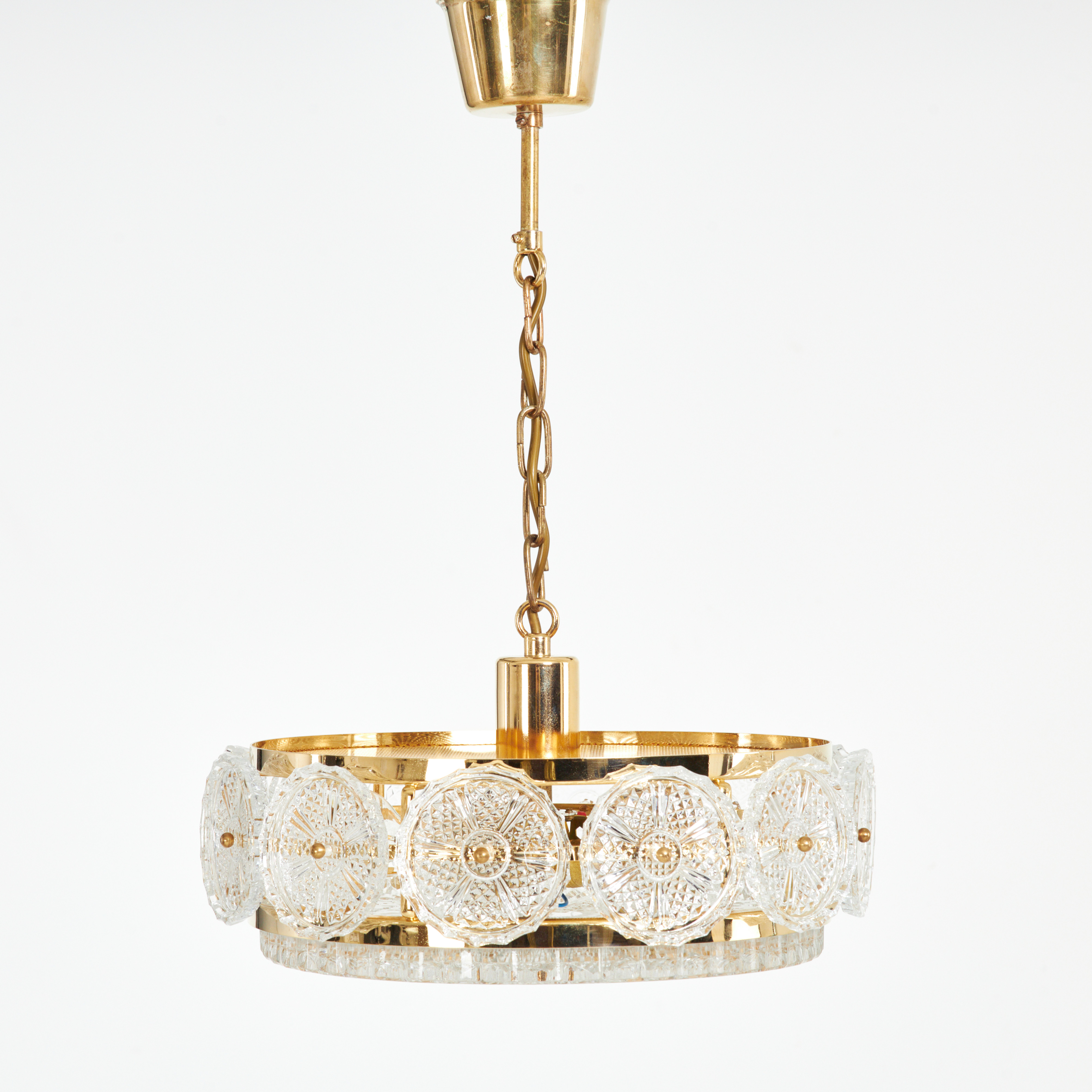 CARL FAGERLUND, 1900-talets andra hälft, Orrefors, stomme i mässing och glas.