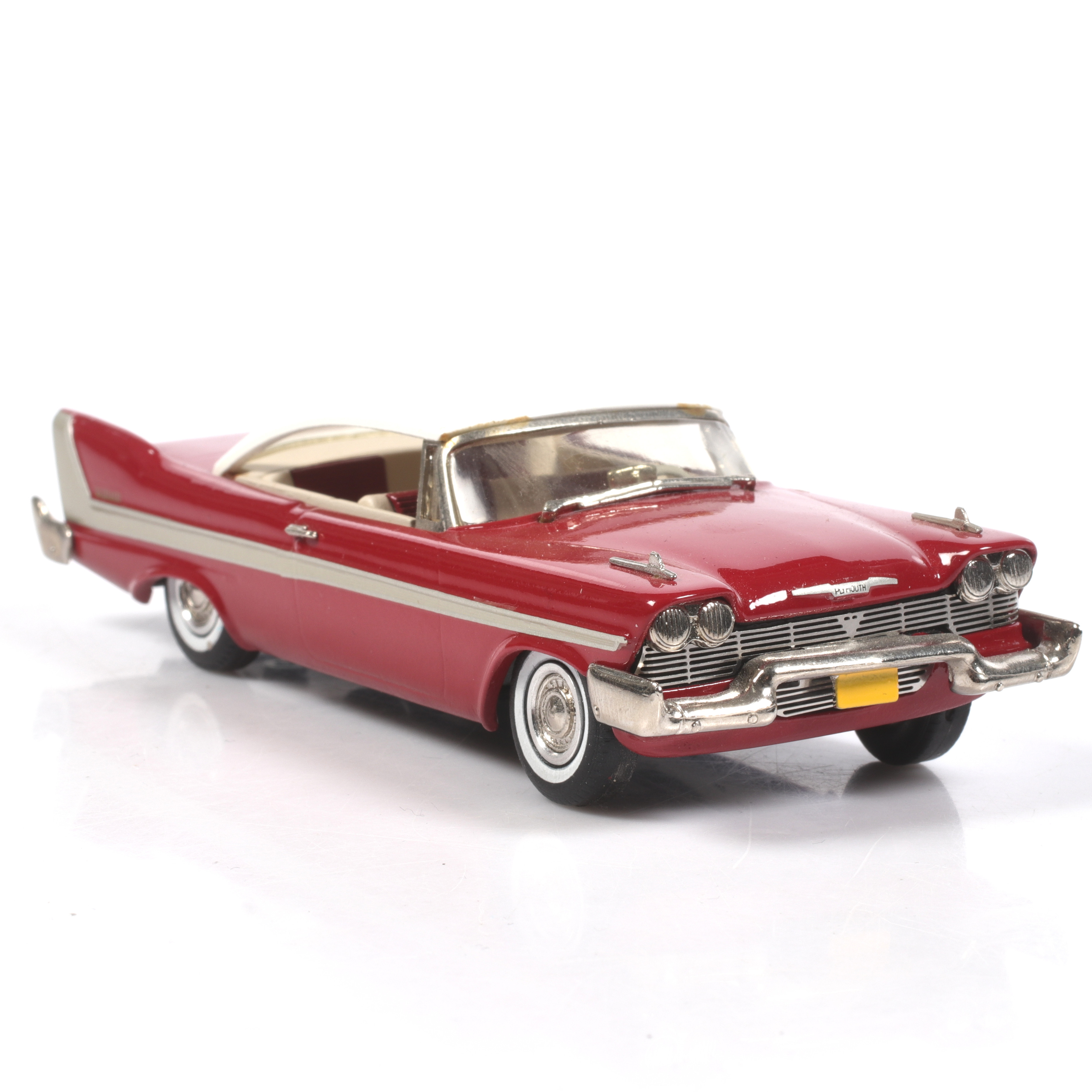 MODELLBIL, metall/resin, Plymouth Belvedere, 1958, Western Models, skala 1:43.