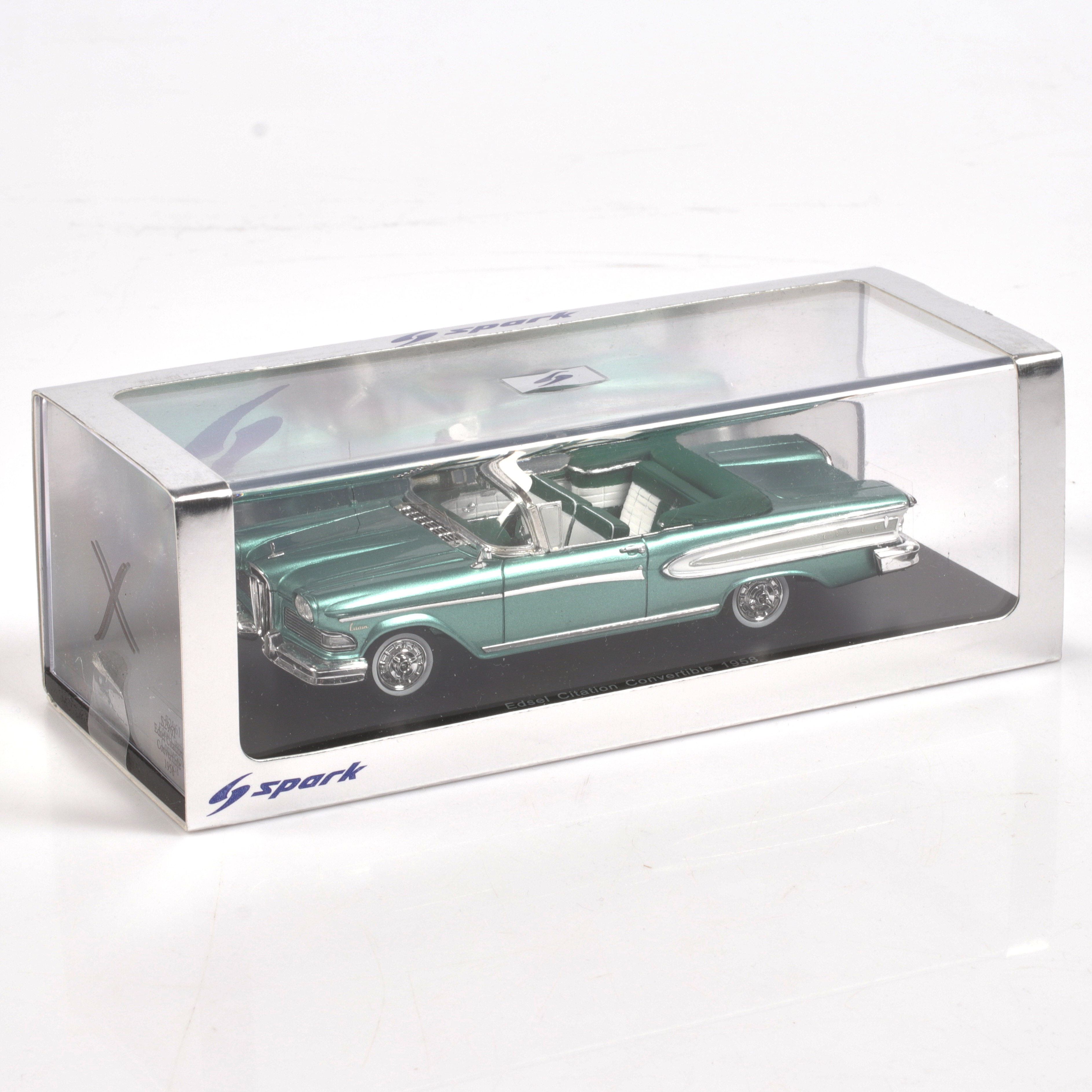MODELLBIL, metall/resin, Edsel Citation Convertible, 1958, Spark Models, skala 1:43.