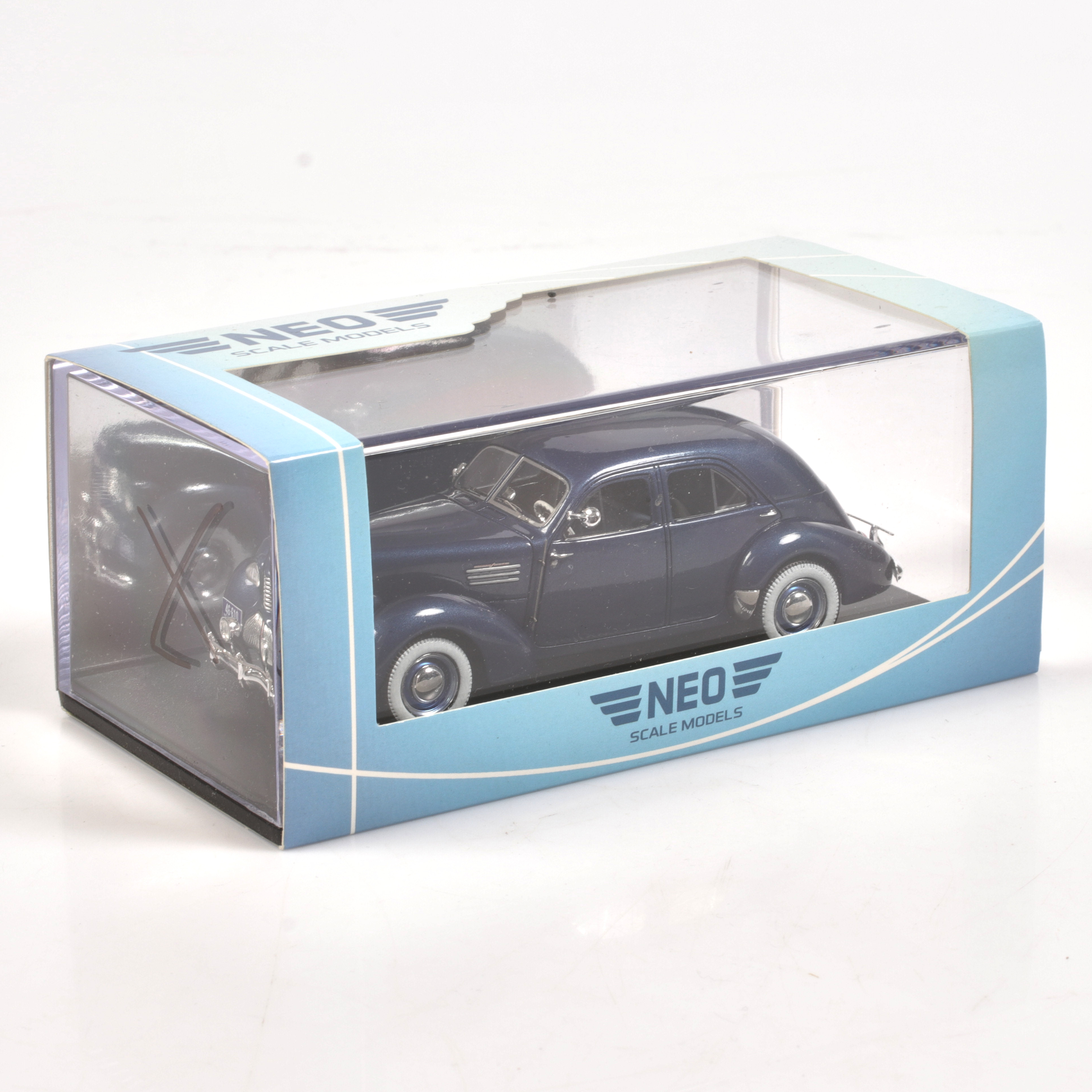 MODELLBIL, metall/resin, Hudson Hollywood, 1940, NEO Models, skala 1:43.