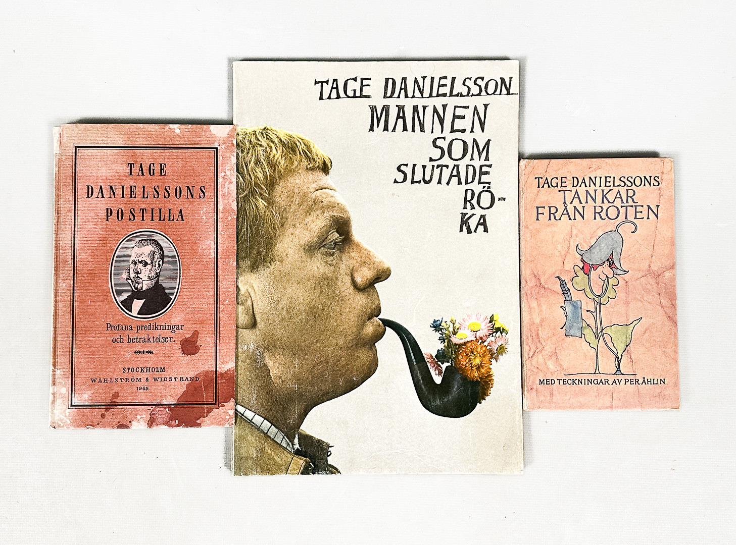 TAGE DANIELSSON. BÖCKER, 3 volymer, 1900-tal.