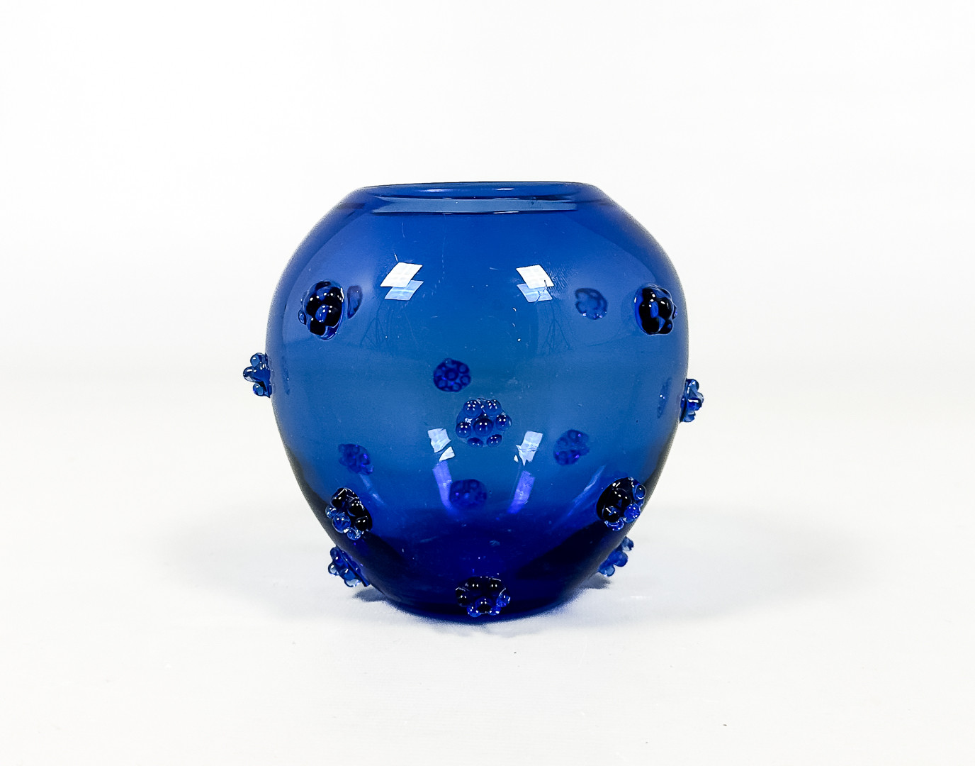 MONICA BRATT. VAS, "Hjortron", Glas, Reijmyre glasbruk.