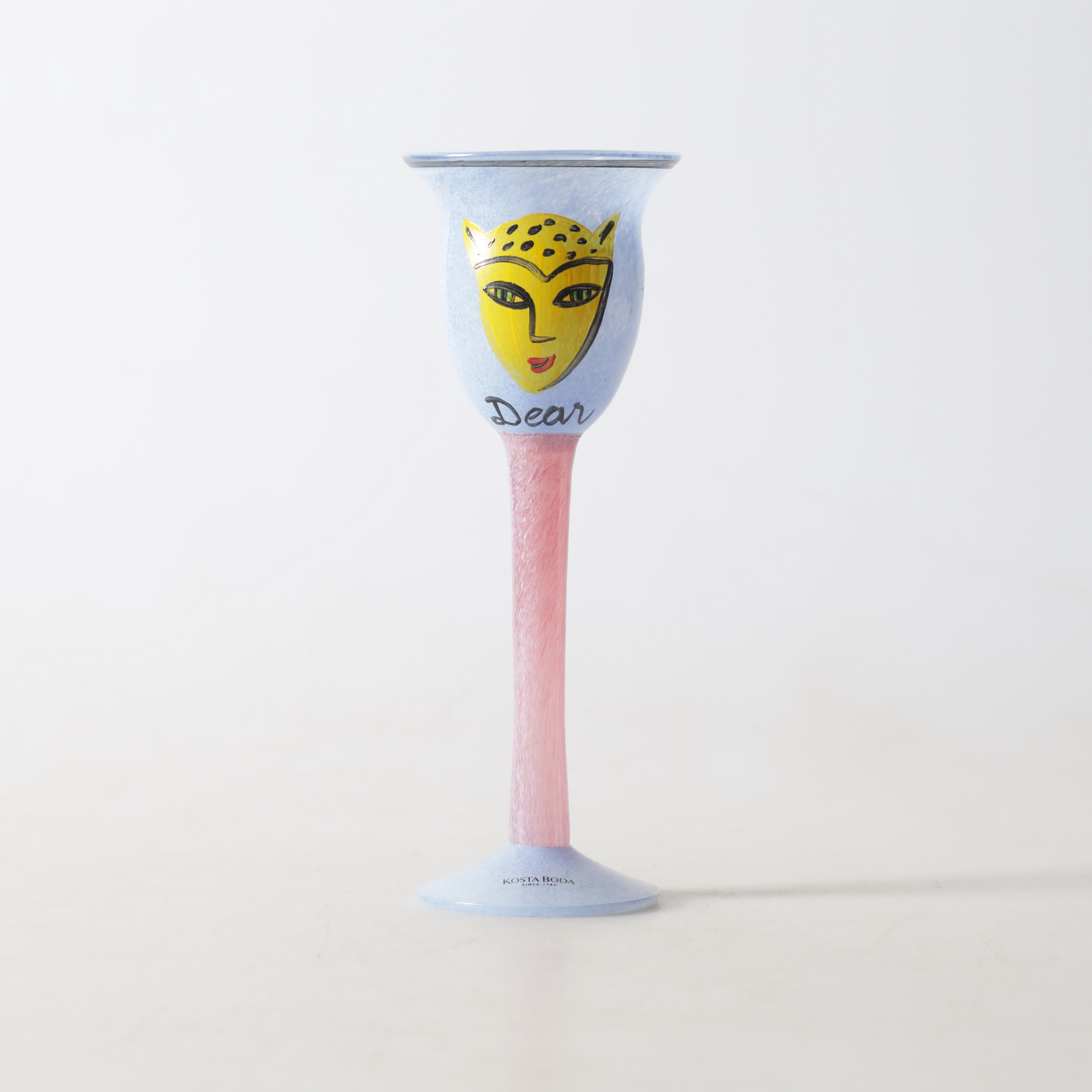 ULRICA HYDMAN-VALLIEN. Pokalglas, "Open minds", Kosta Boda, signerad.