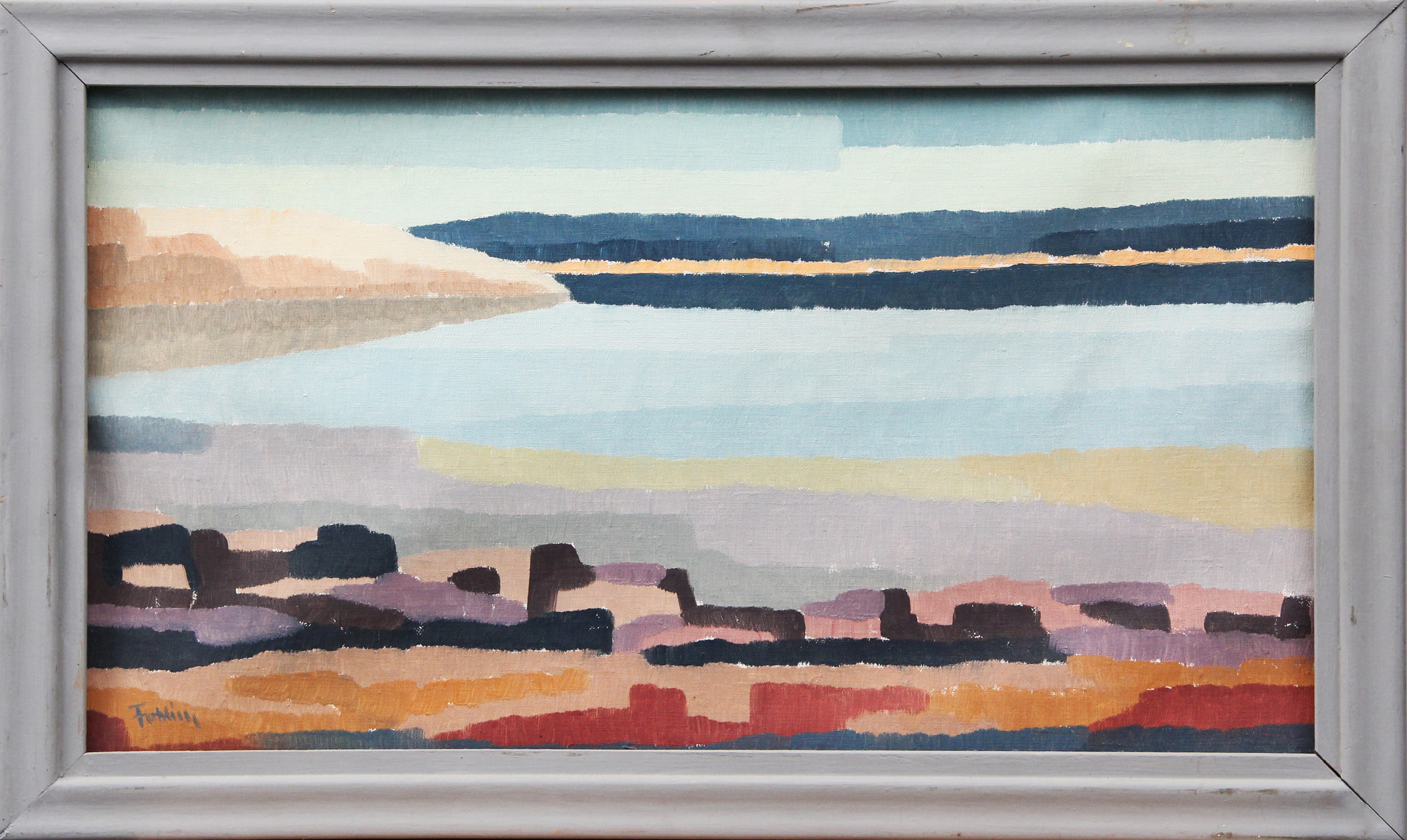 GUNNAR  FOHLIN. OLJA, på duk, signerad.