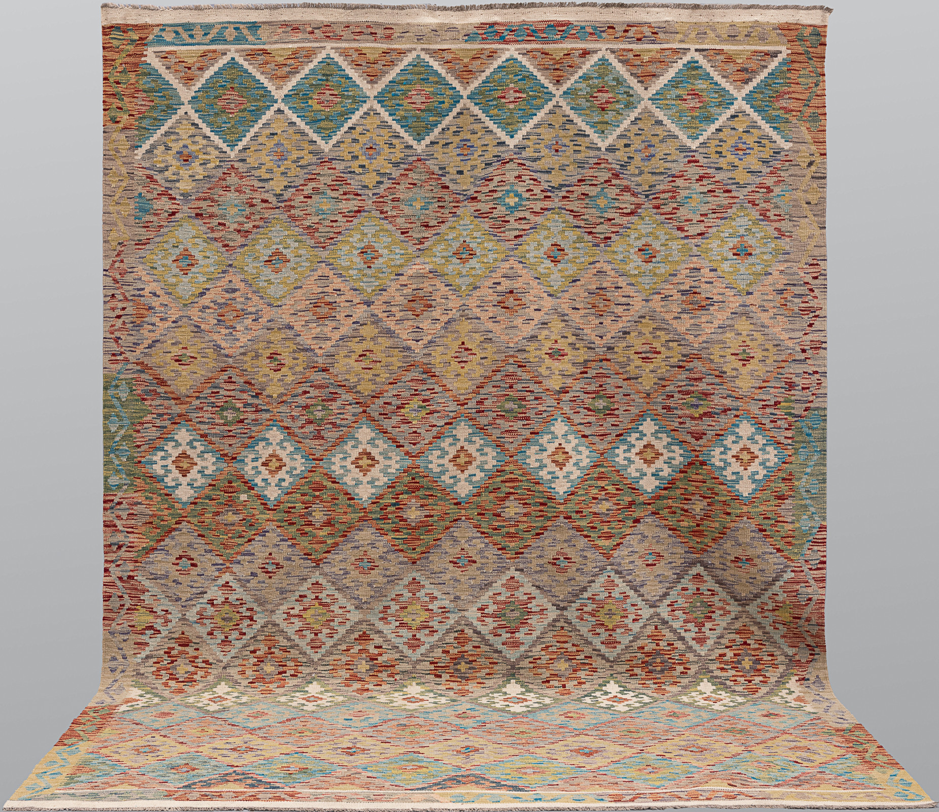 ORIENTMATTA. Kelim klassisk design, 298 x 206 cm.