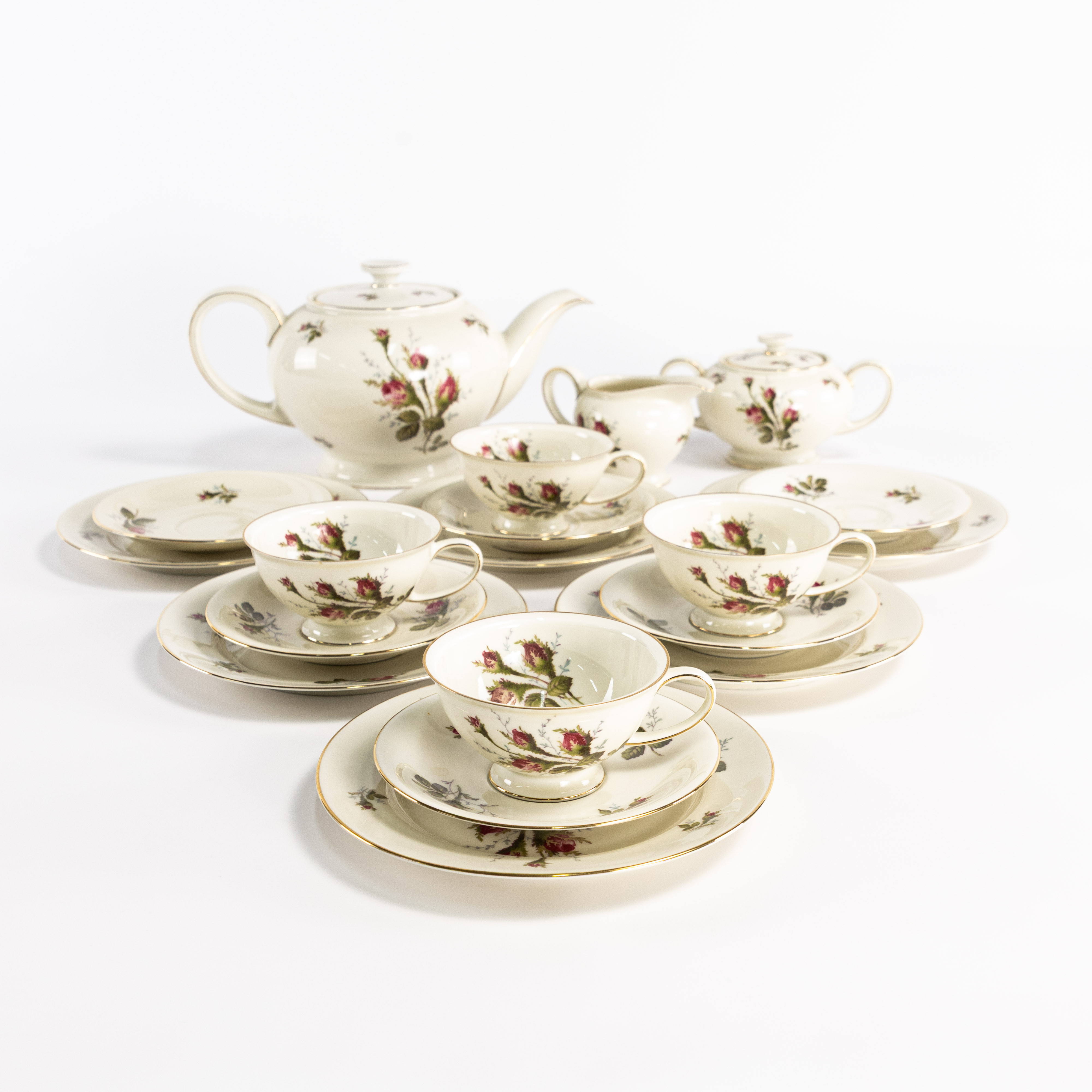 TESERVIS, 19 delar, "Winifred", Rosenthal.