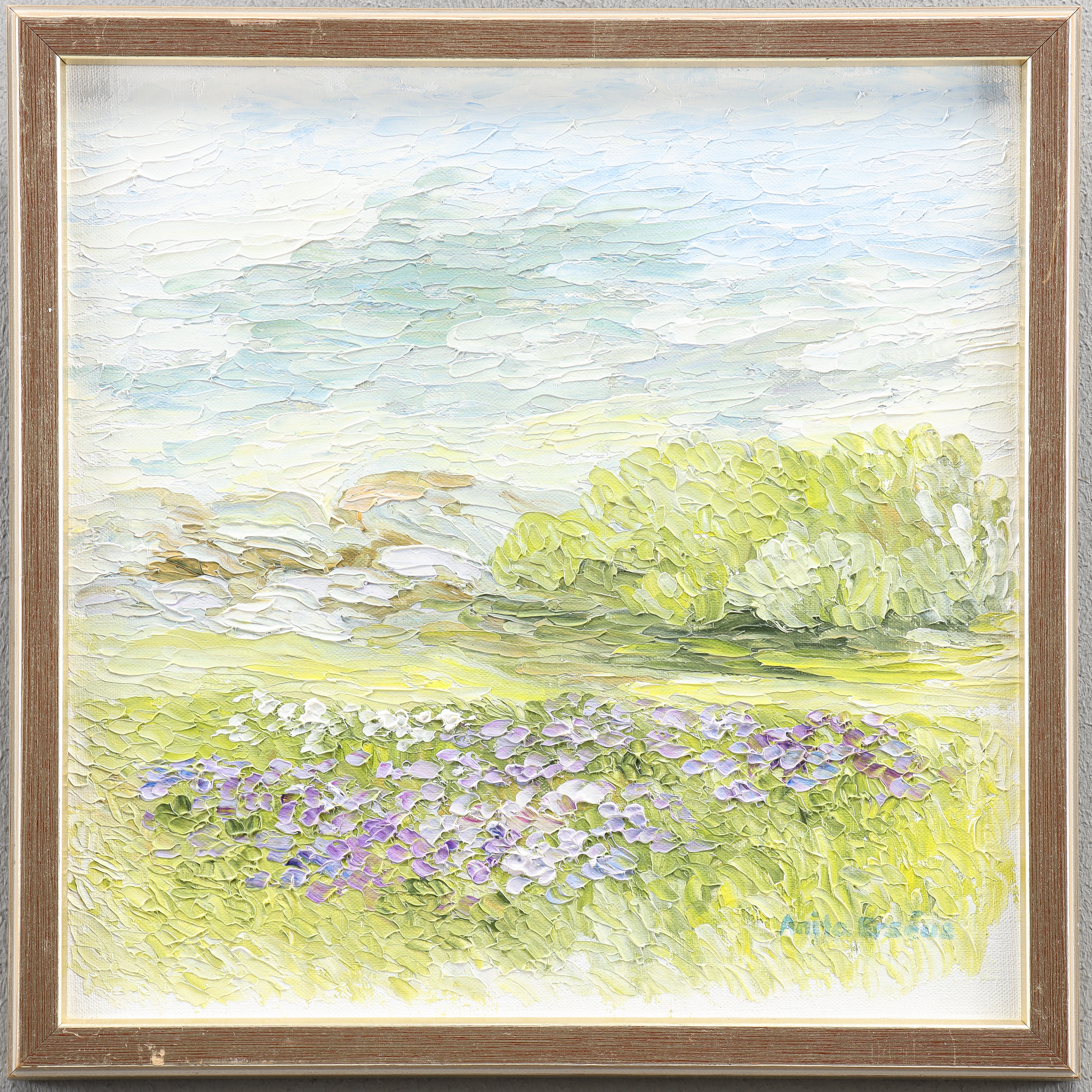 ANITA ERSÉUS. Olja på duk, signerad.