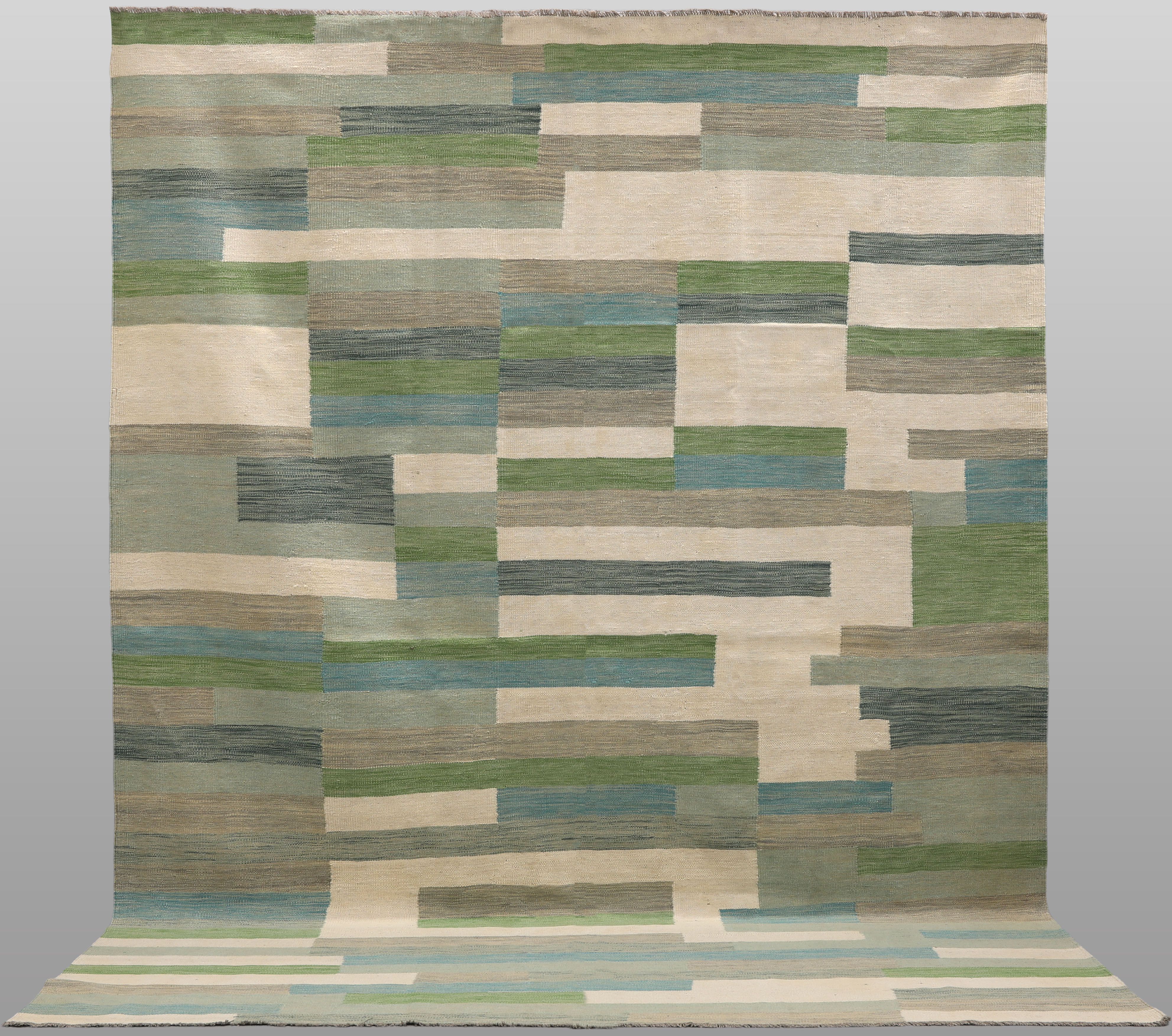 ORIENTMATTA. Kelim modern design, 349 x 248 cm.
